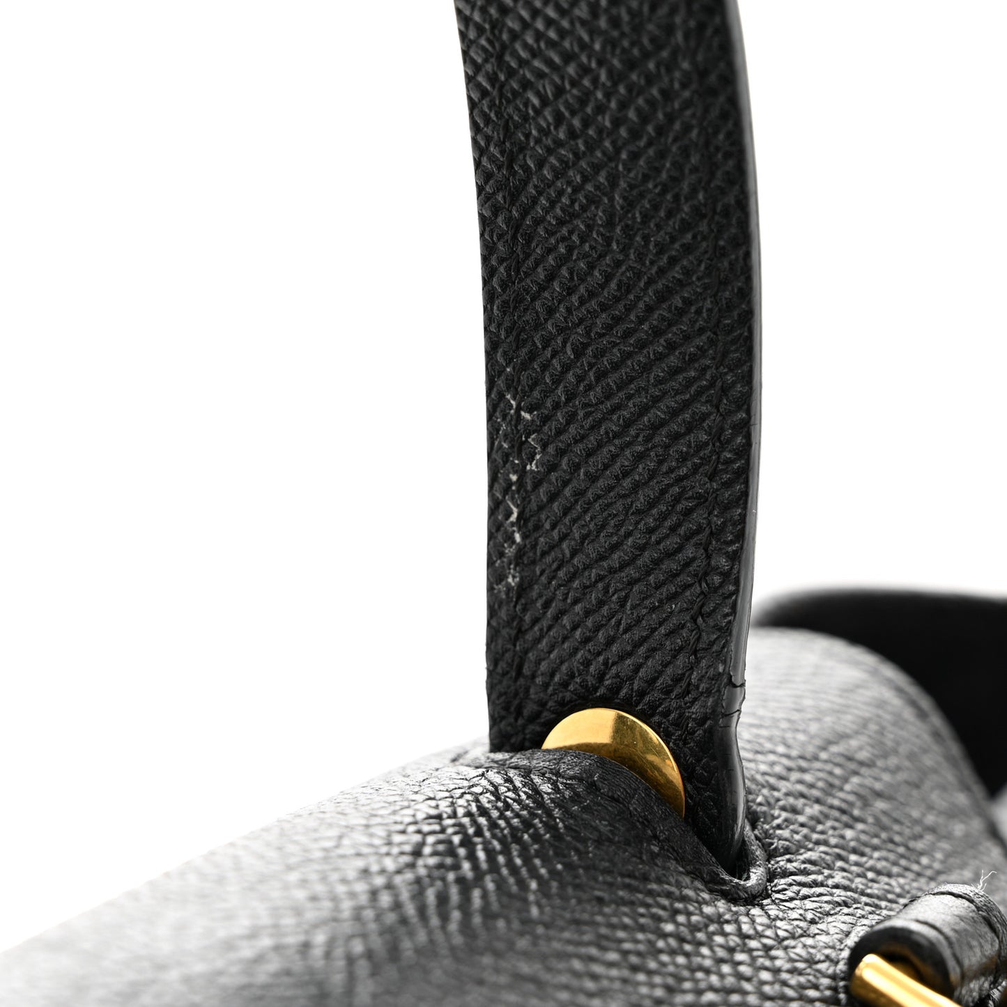Grained Calfskin Mini Belt Bag Black