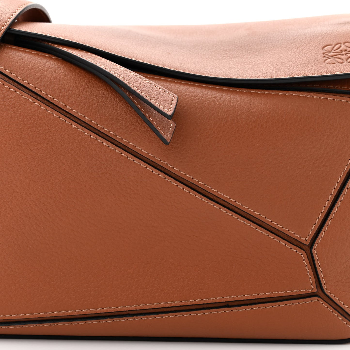 Calfskin Small Puzzle Bag Tan