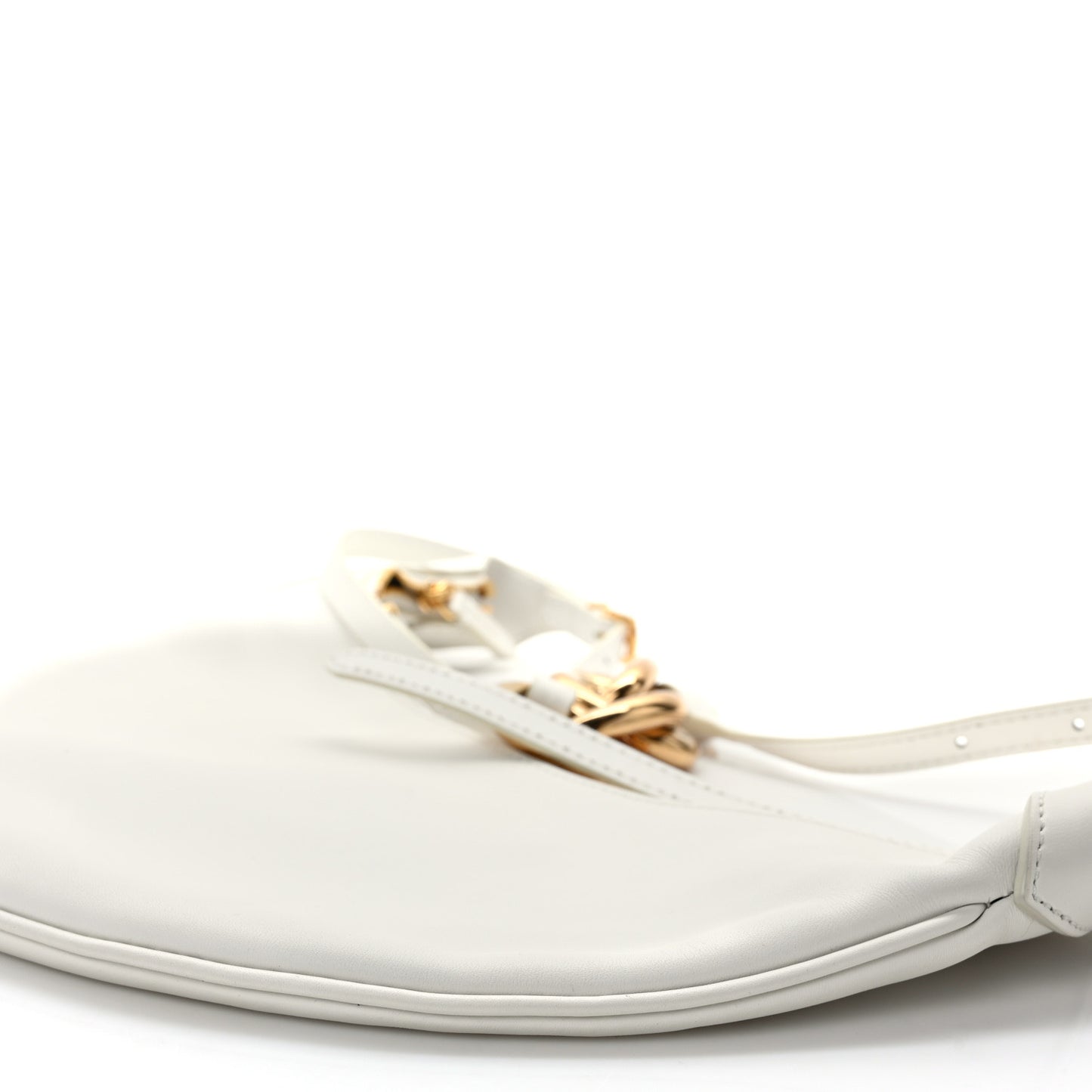 Smooth Calfskin Alessia Hobo White