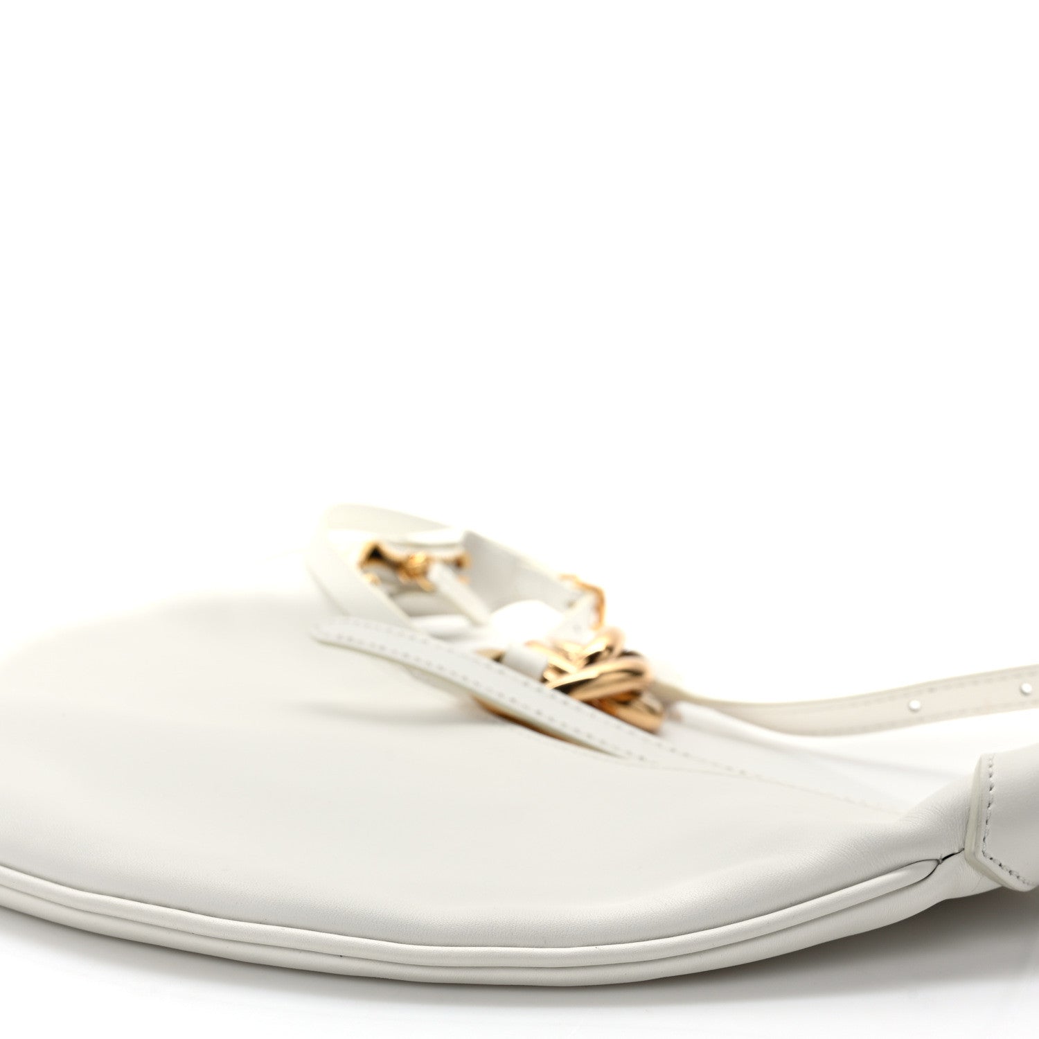 Khaite Smooth Calfskin Alessia Hobo White 9 of 10
