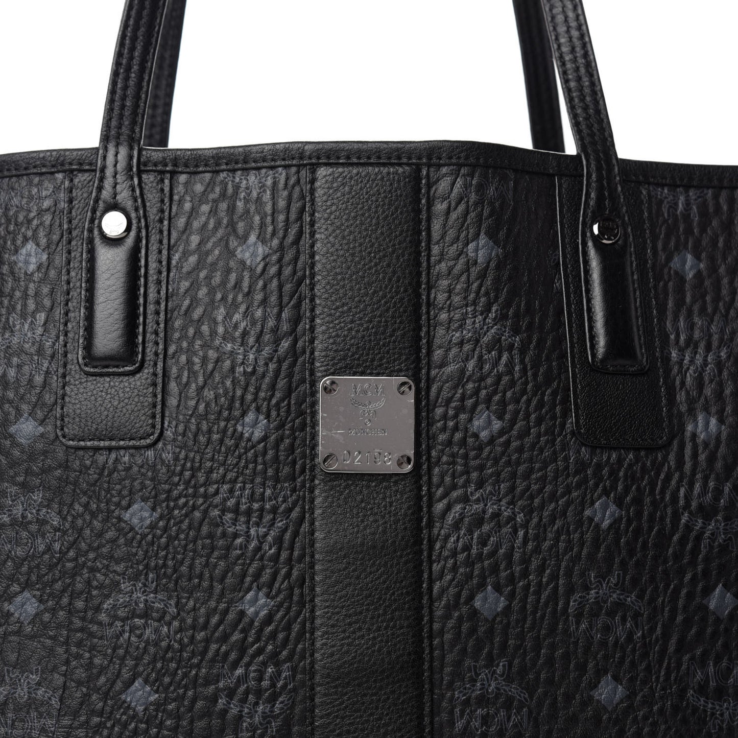 Visetos Large Liz Reversible Shopper Tote Black