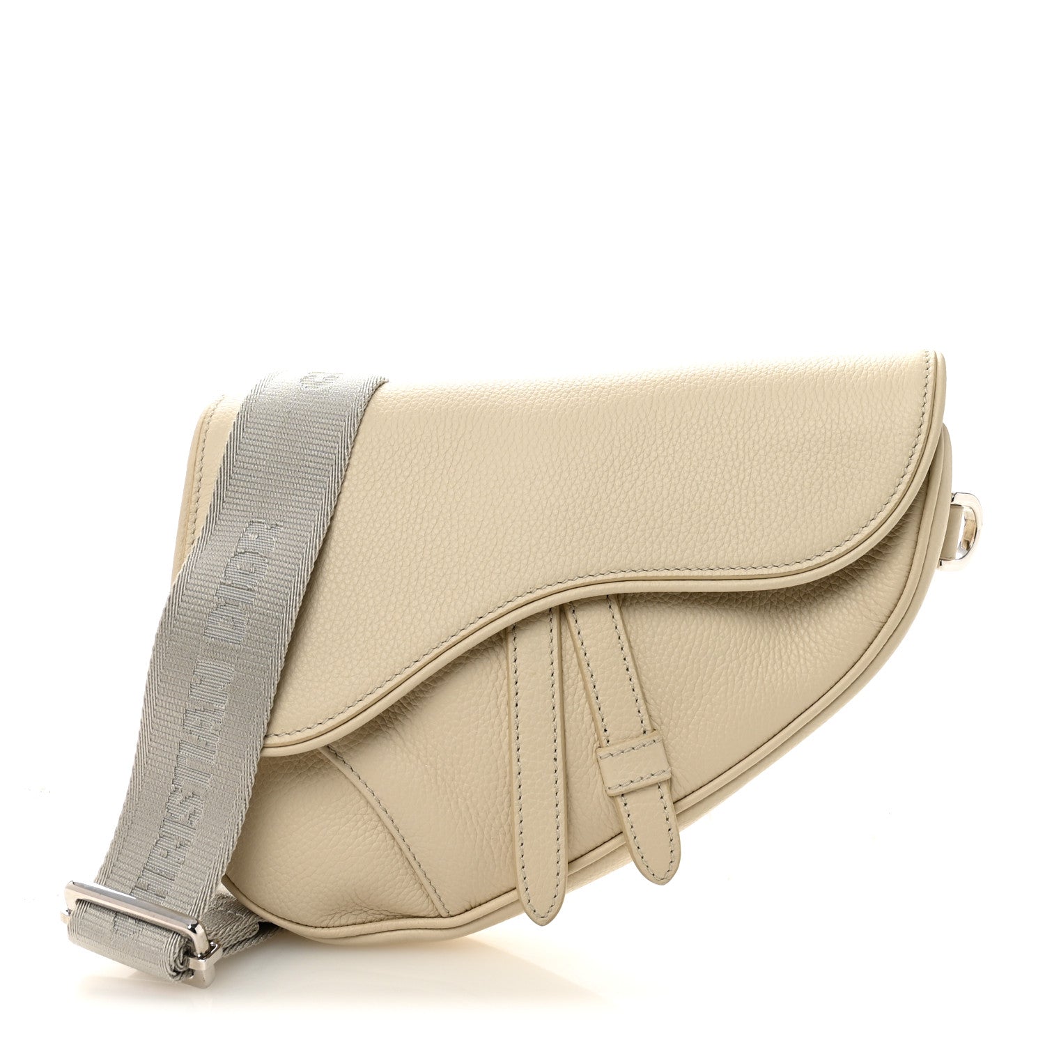 Christian Dior Grained Calfskin Mens Mini Saddle Bag Latte 1865021 – FASHIONPHILE