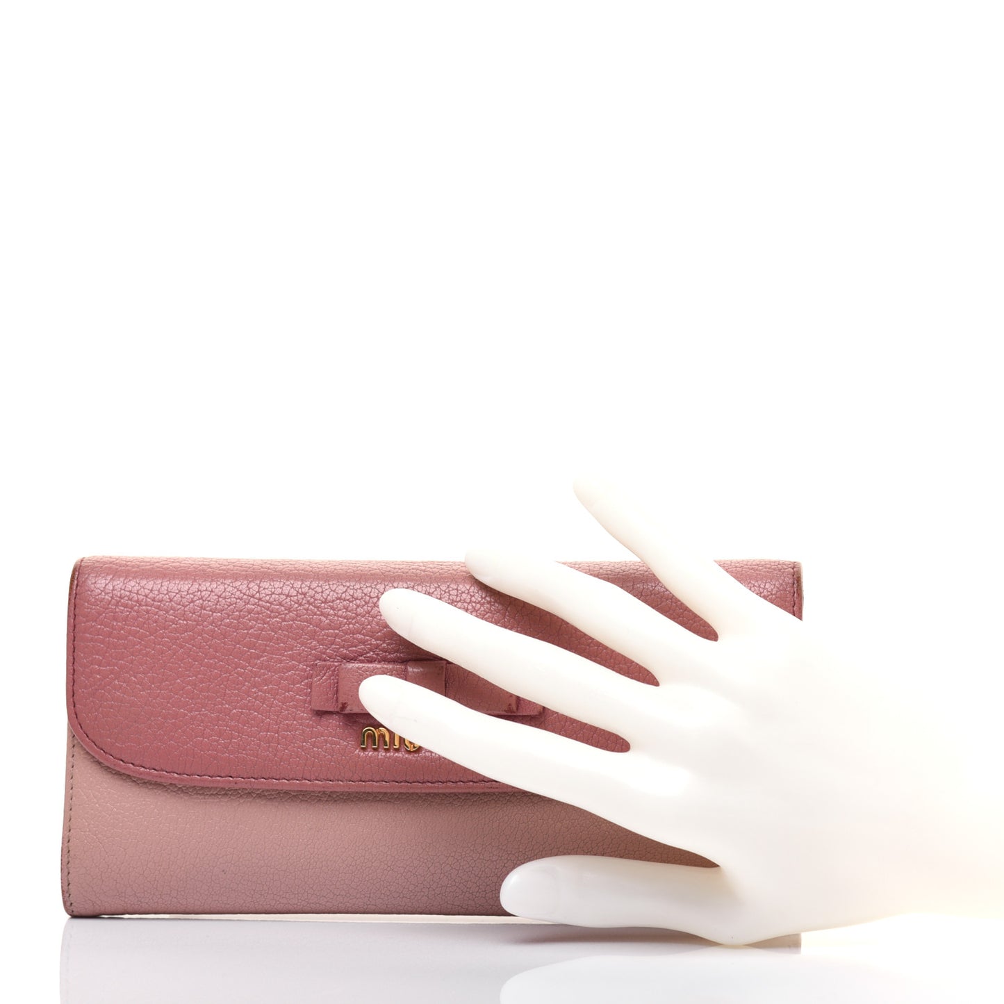 Goatskin Madras Bi-Color Continental Wallet Anticho Orchidea