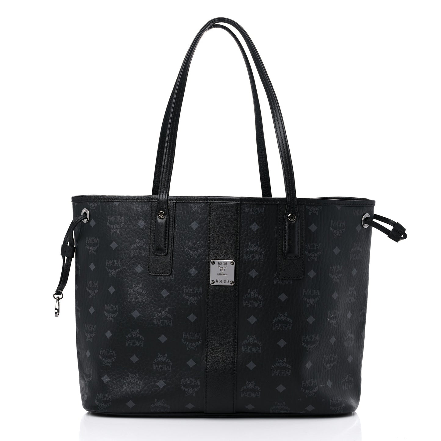 Visetos Medium Liz Reversible Shopper Tote Black