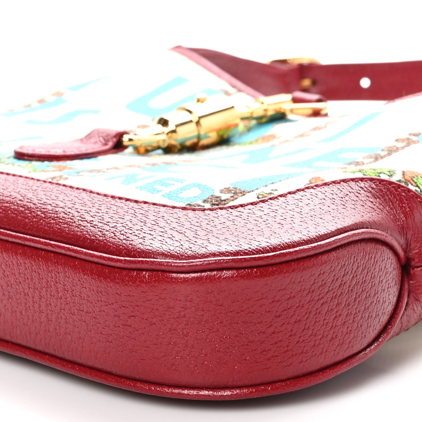 Canvas Calfskin 100 Centennial Music Small Jackie 1961 Hobo Ivory Red