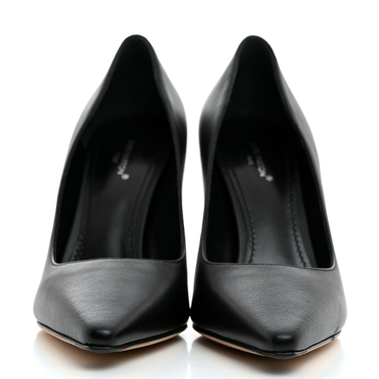Lambskin Sparkle Pumps 36 Black