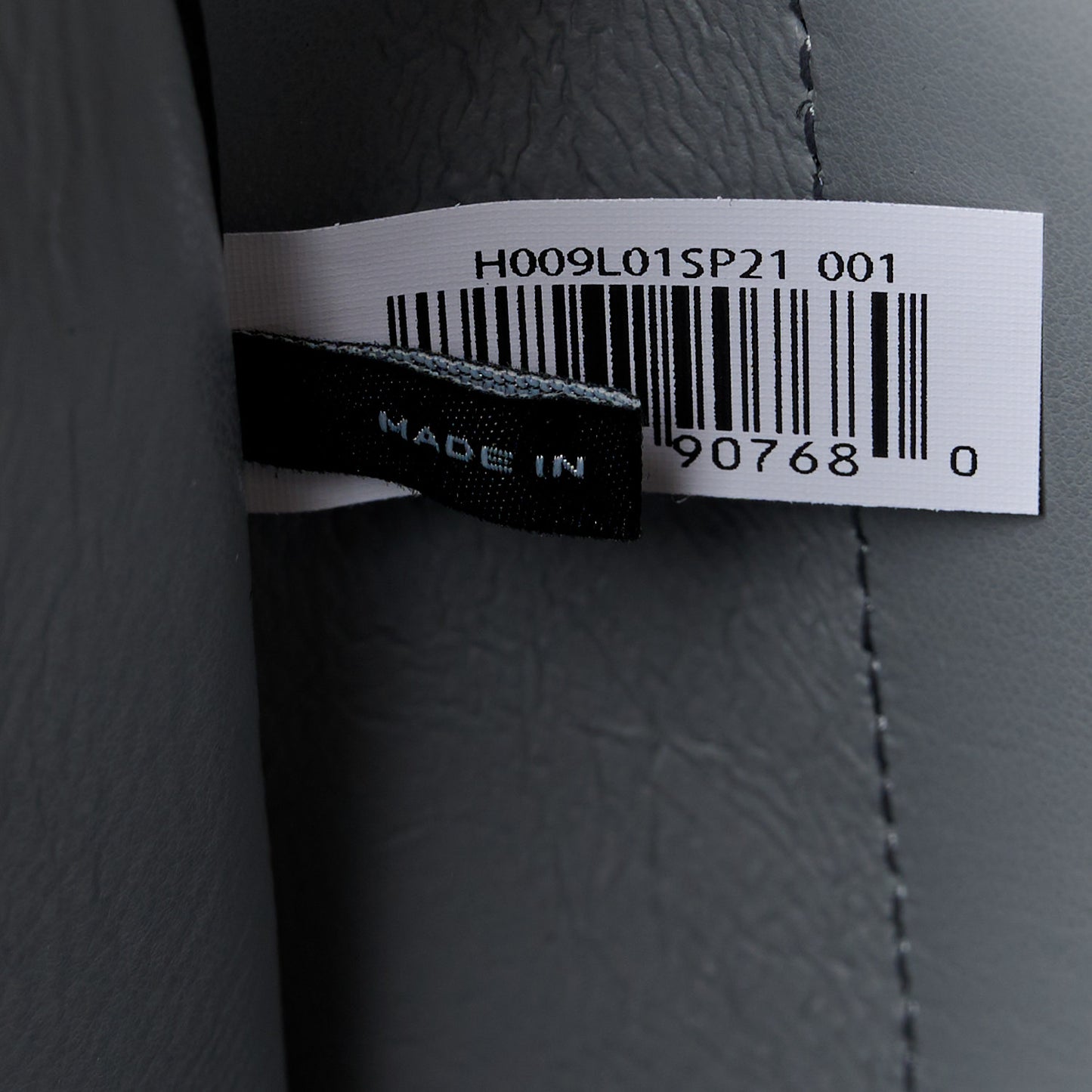 Grained Calfskin Small The Tote Bag Black