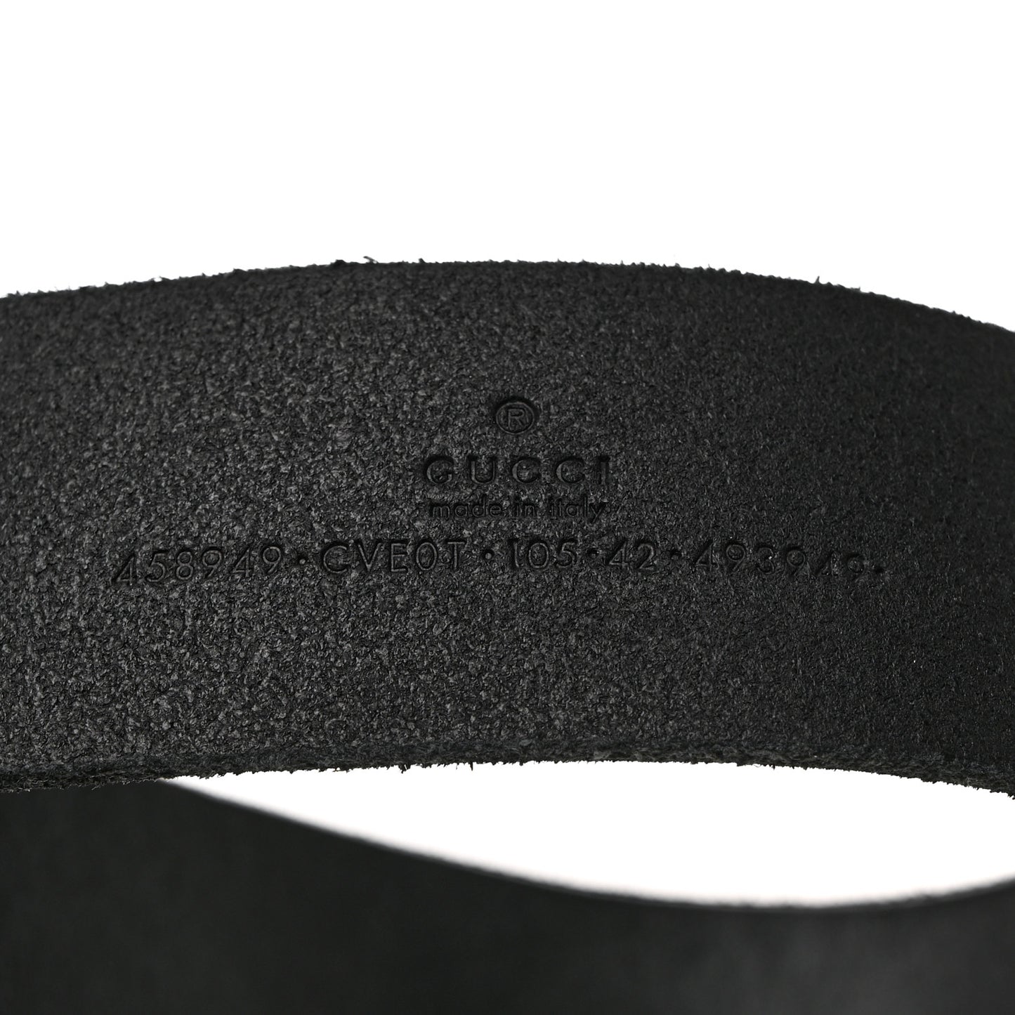 Faded Calfskin Snake Double G 40mm Belt 105 42 Black
