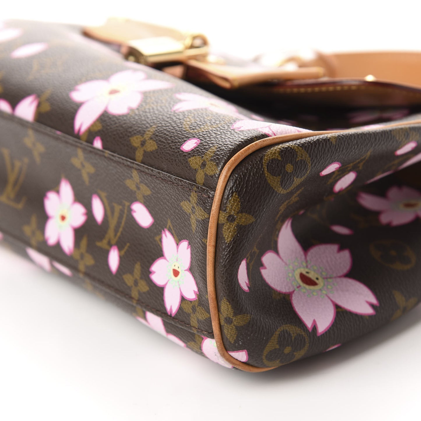 Monogram Cherry Blossom Sac Retro Bag Brown