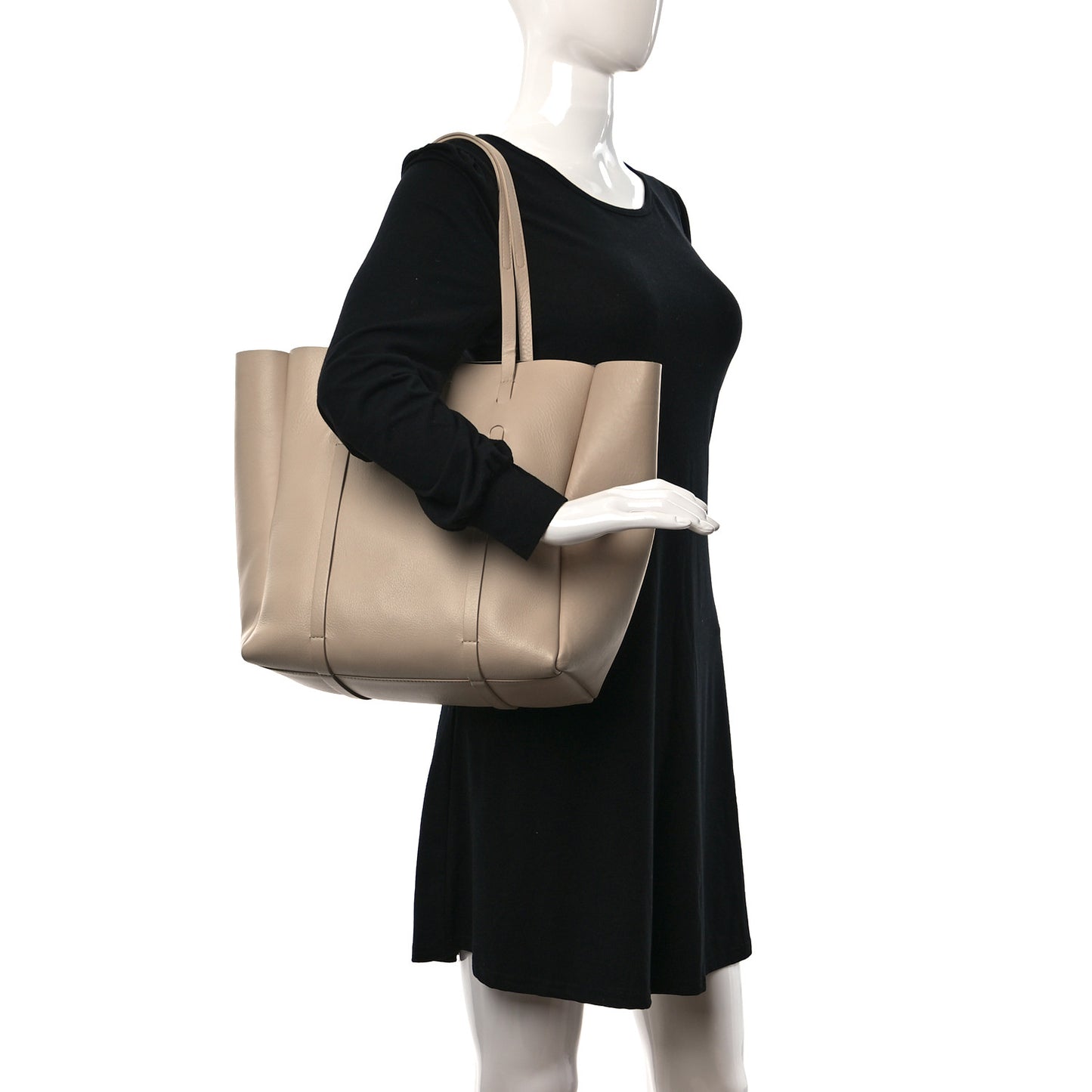 Calfskin Small Everyday Tote Beige
