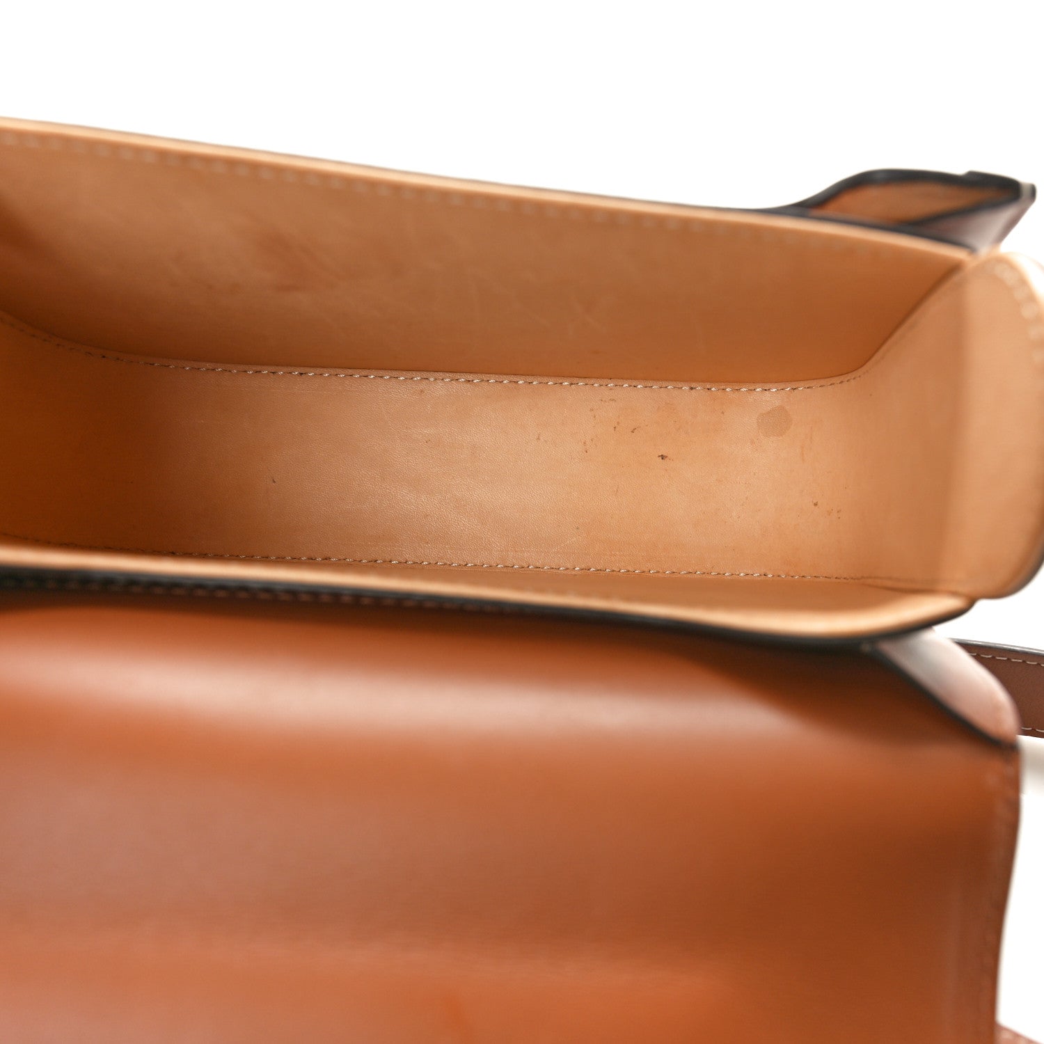 Delvaux Olen Calfskin Small Lingot Crossbody natural tan 5 of 10