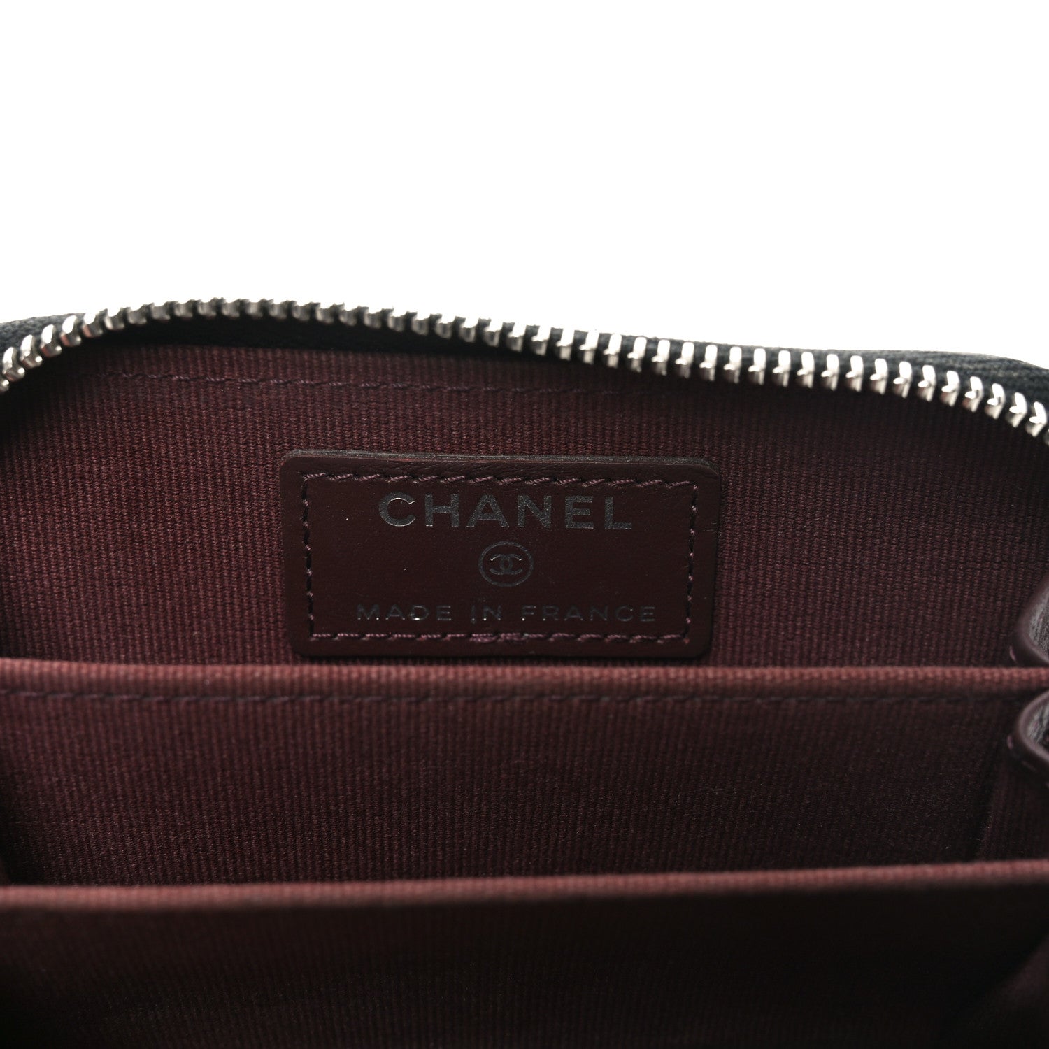 Chanel Caviar Quilted Zip Coin Purse Black 6 of 7