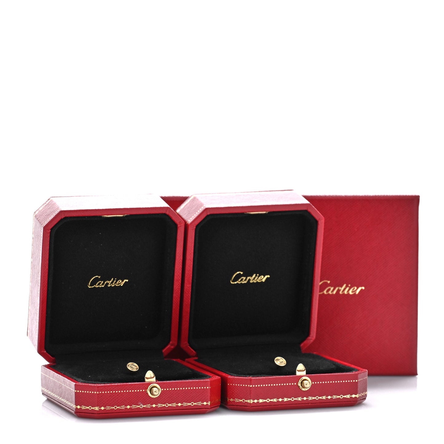 18K Yellow Gold LOVE Earrings