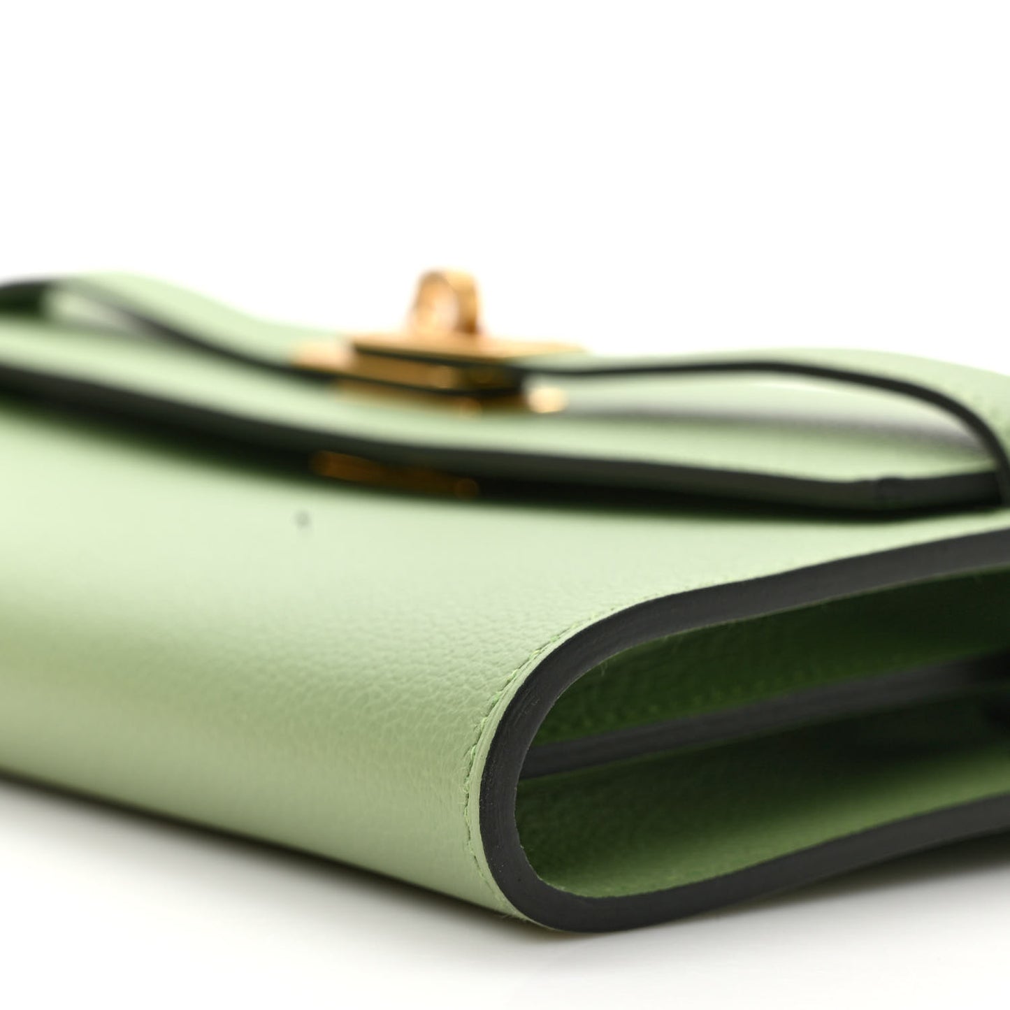 Evercolor Kelly Wallet To Go Vert Criquet