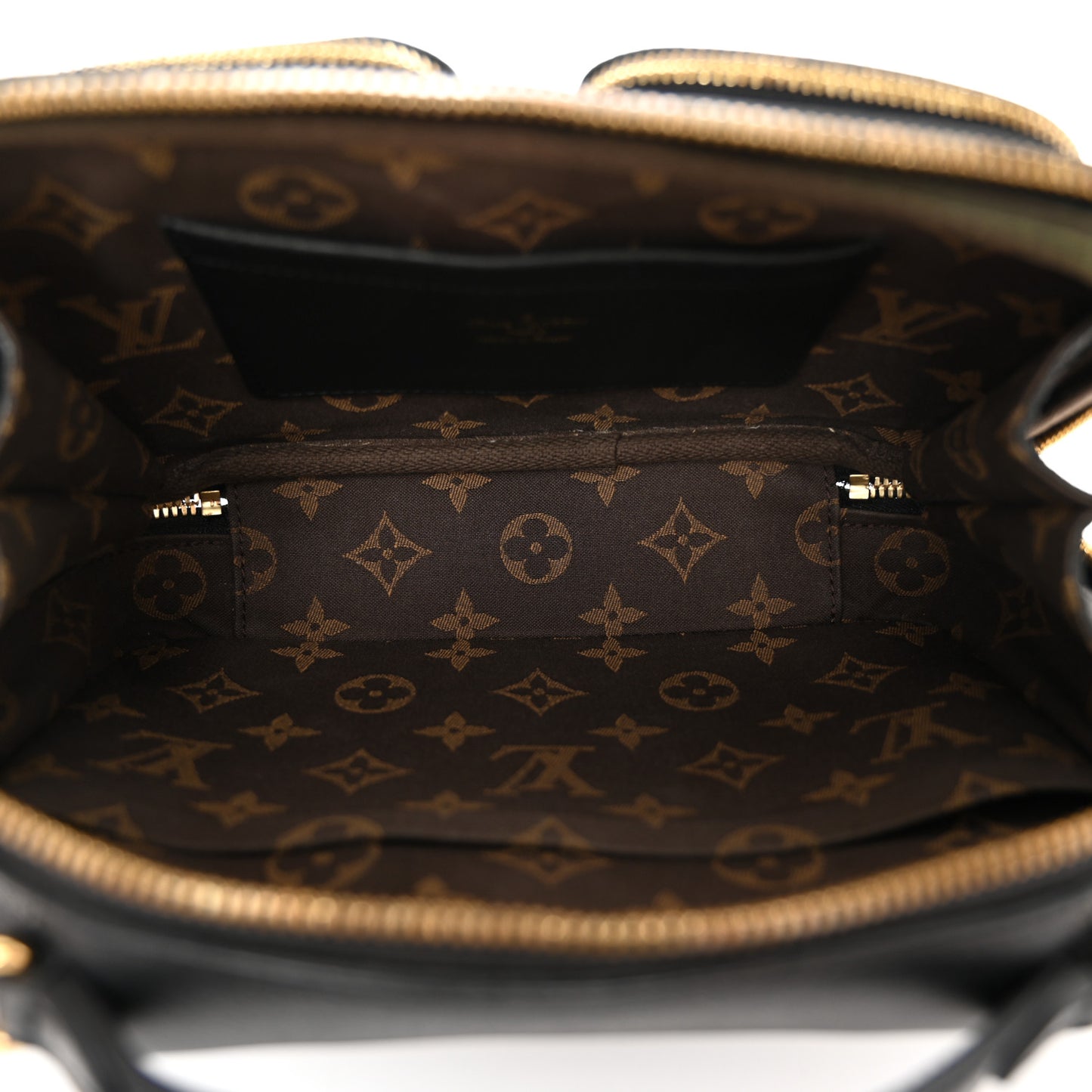Calfskin Monogram Embossed Utility Crossbody Black