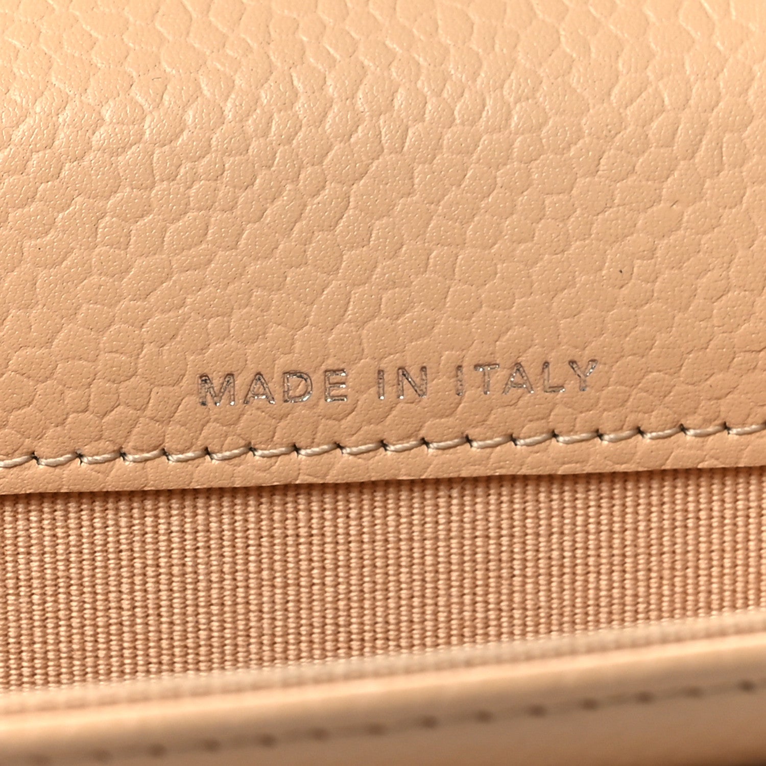 Chanel Caviar Quilted Flap Card Holder Wallet Beige 7 of 10