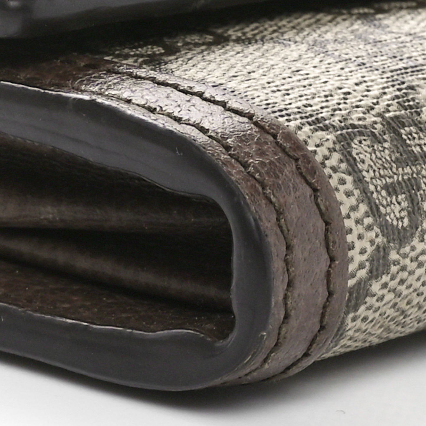 GG Supreme Monogram Web Ophidia Continental Wallet Brown