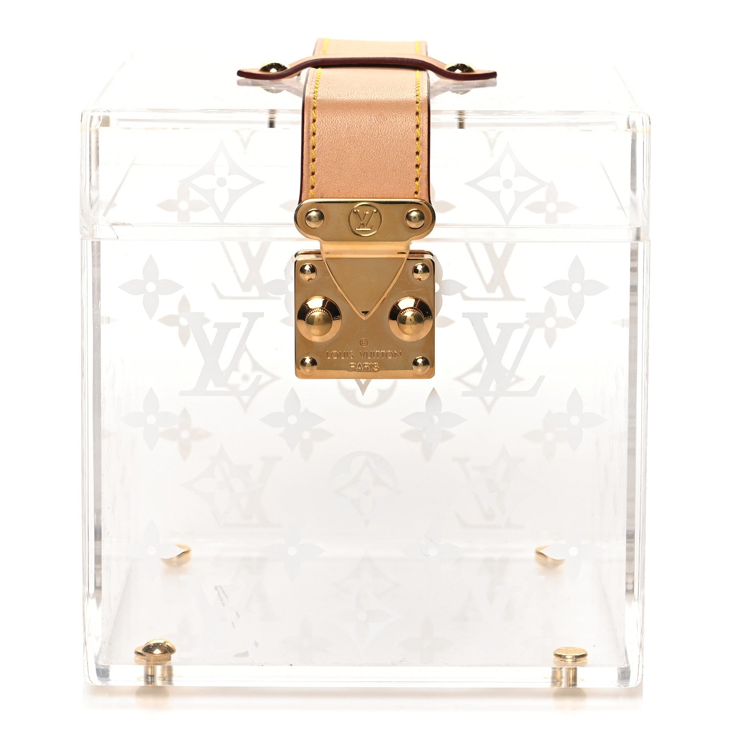Louis Vuitton Transparent Plexiglass Cube Scott Box 1 of 10