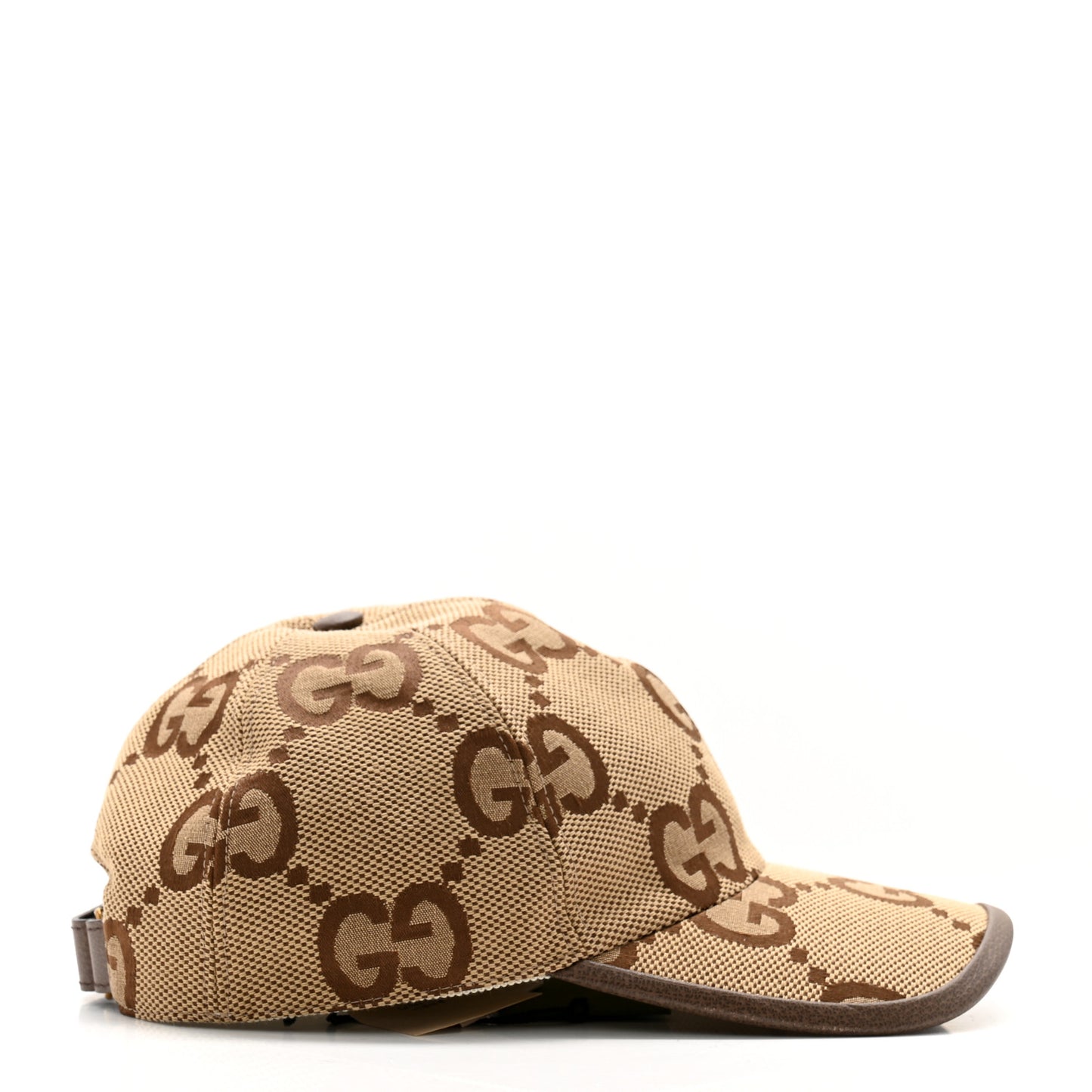 Monogram Jumbo GG Baseball Hat XL 59 Camel Ebony