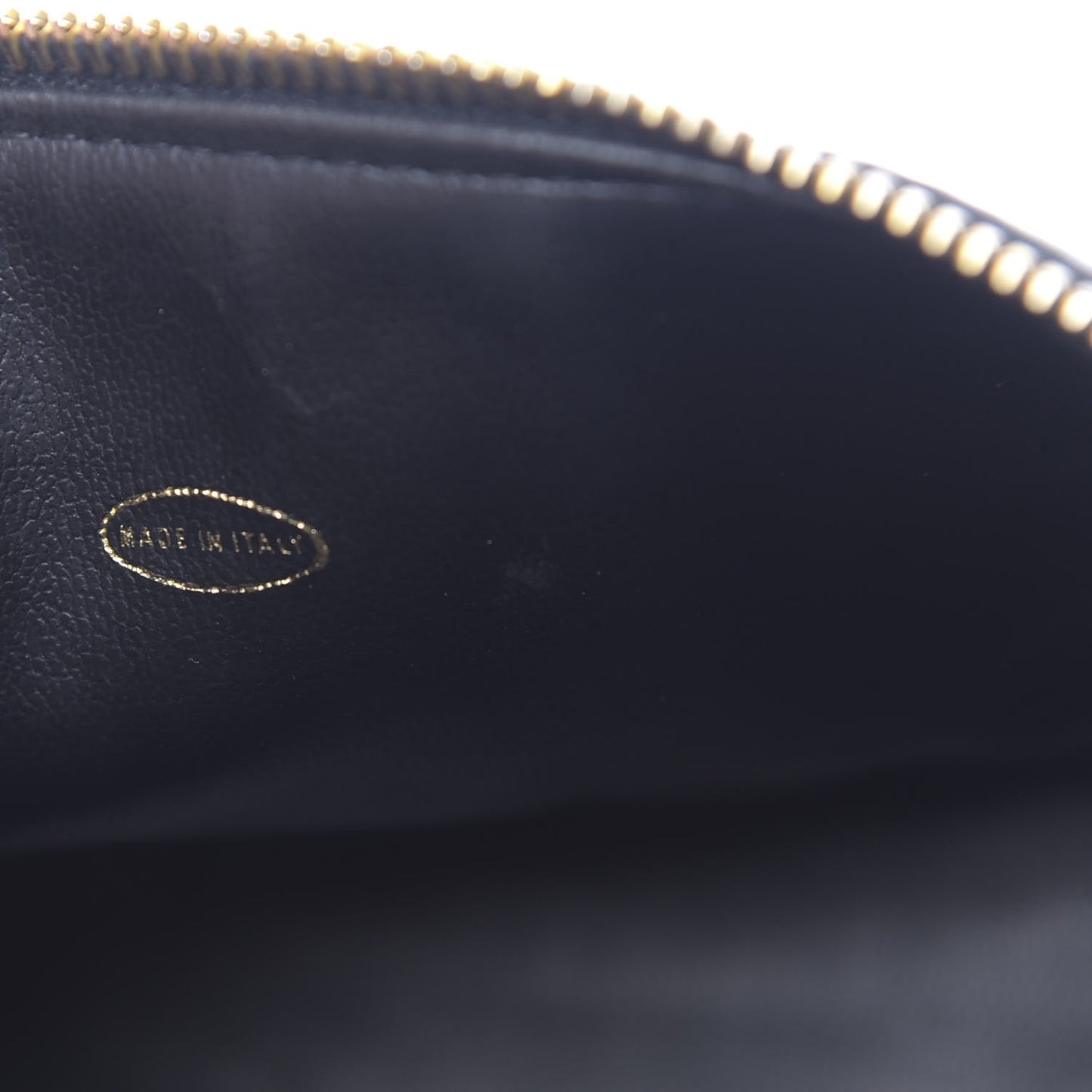 Lambskin Vanity Cosmetic Case Black