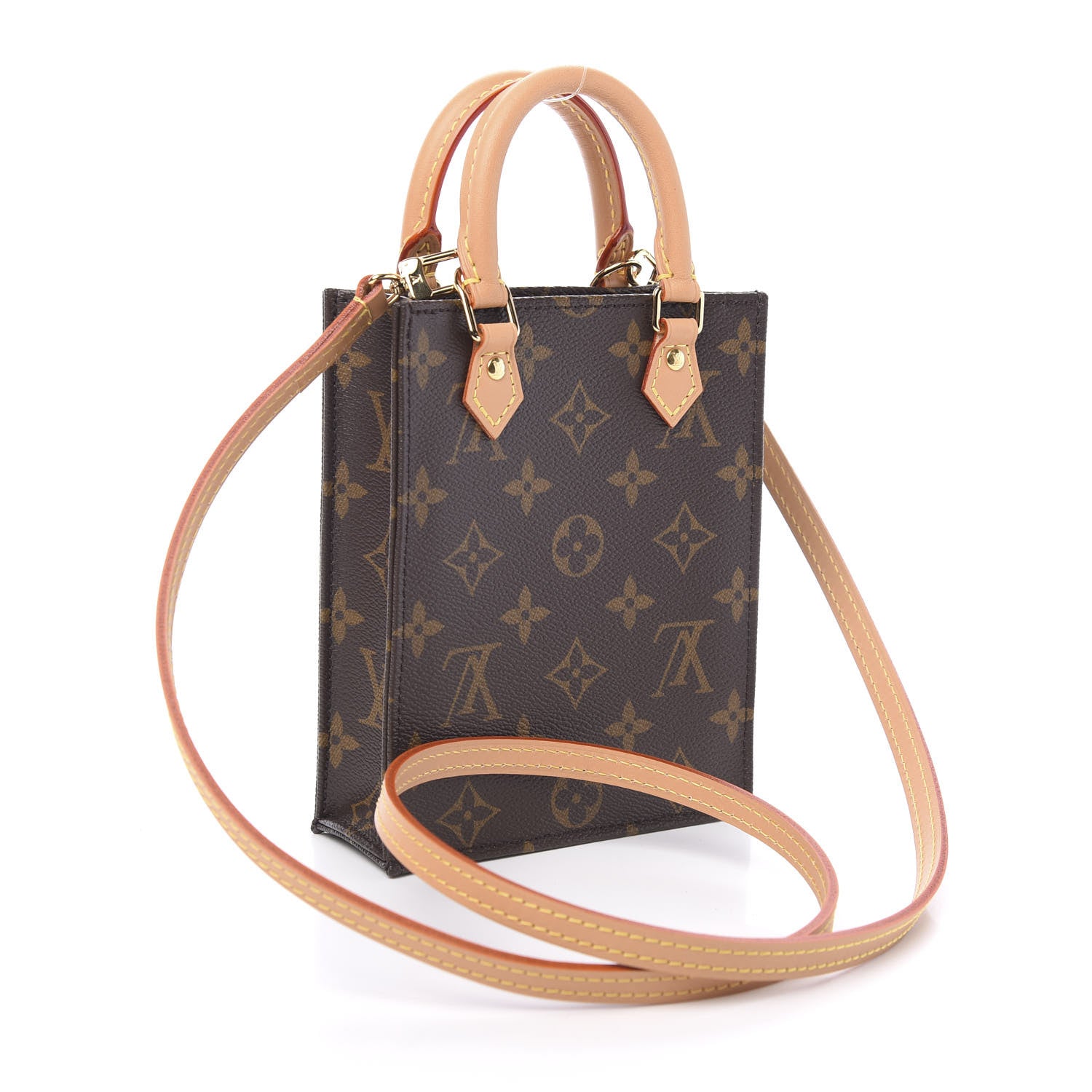 Louis Vuitton Monogram Petit Sac Plat 2 of 9