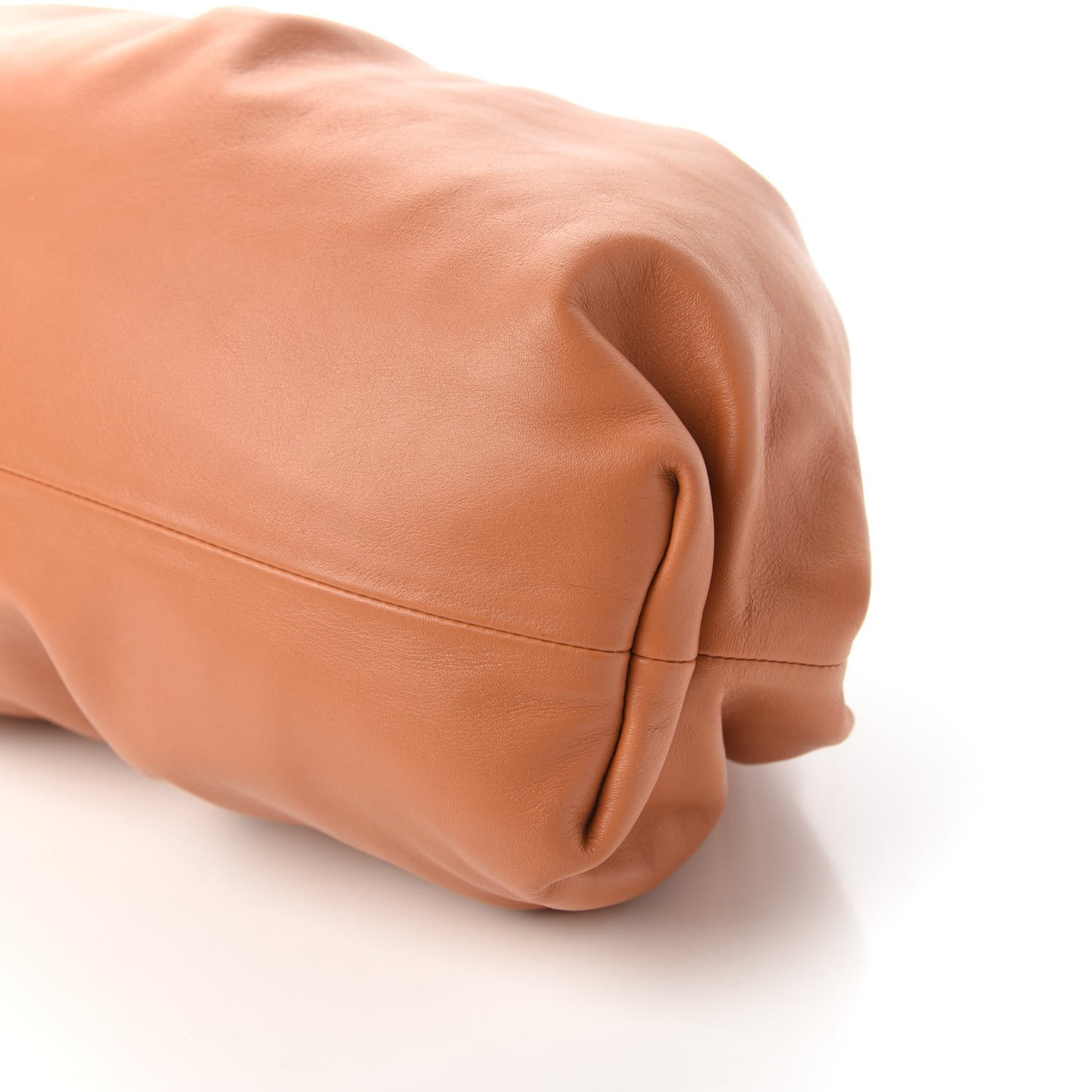 Smooth Butter Calf The Pouch Oversized Clutch Clay