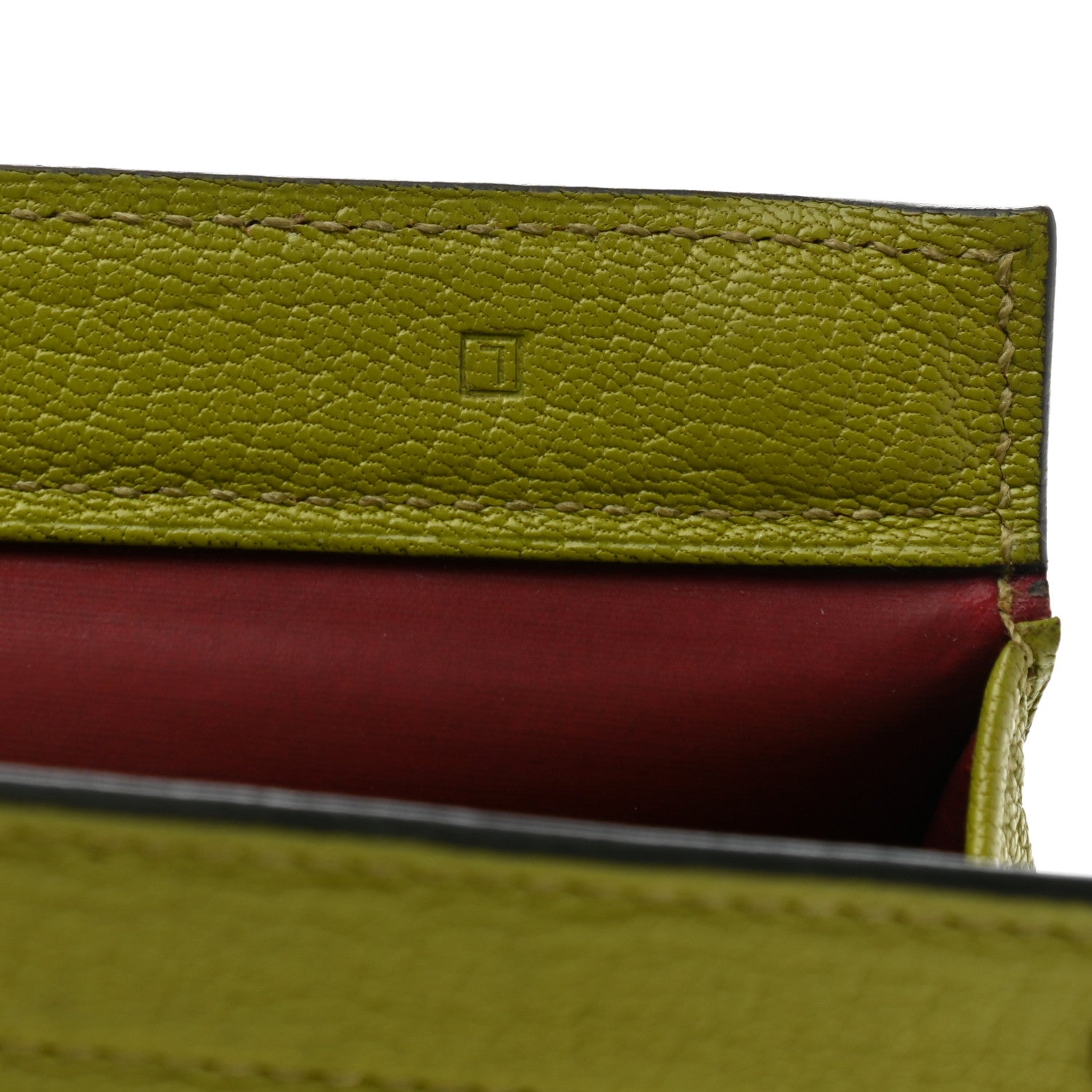 Hermes Chevre Mysore Karo GM Vert Anis 7 of 8