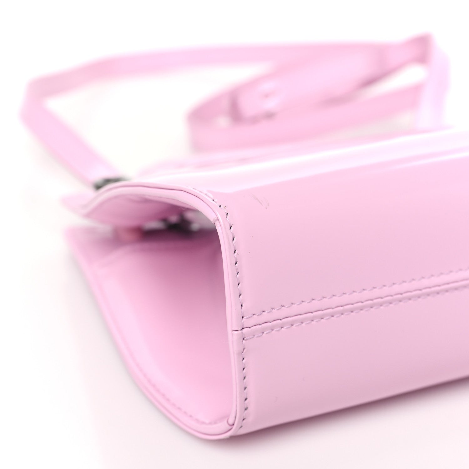 Salvatore Ferragamo Brushed Calfskin Mini Wanda Top Handle Bag Bubble Gum 7 of 8