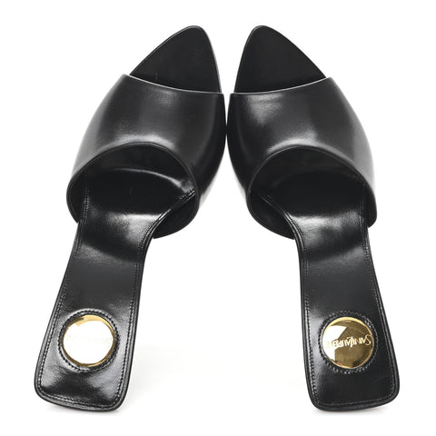 Nappa Goldie Mule Sandal 37.5 Black