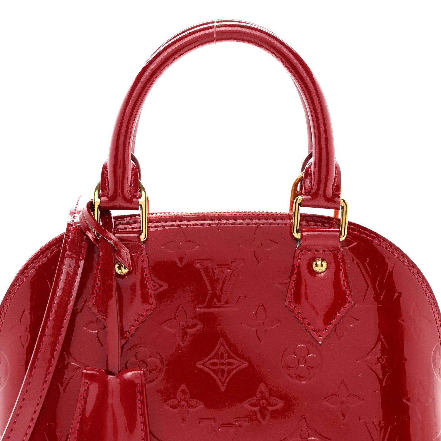 Louis Vuitton Vernis Alma BB Pomme D'Amour 8 of 12