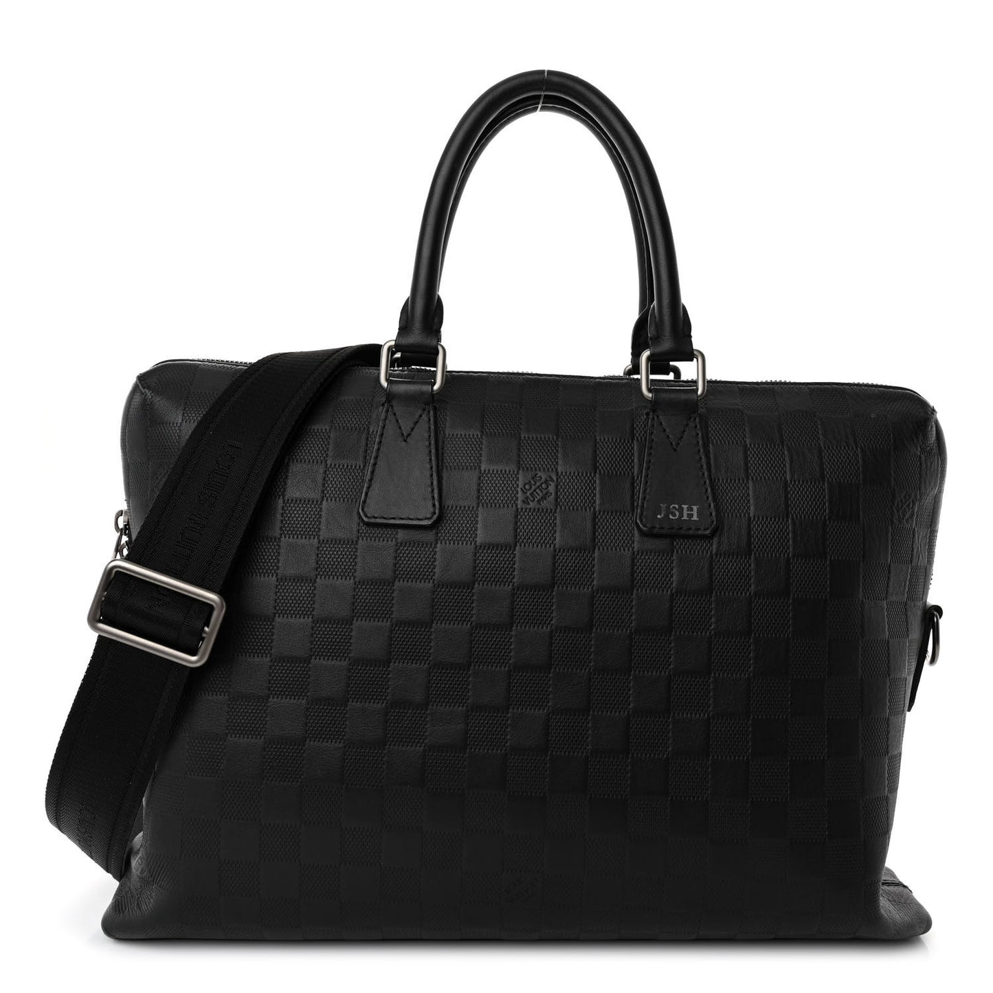 Damier Infini Porte-Documents Jour Onyx