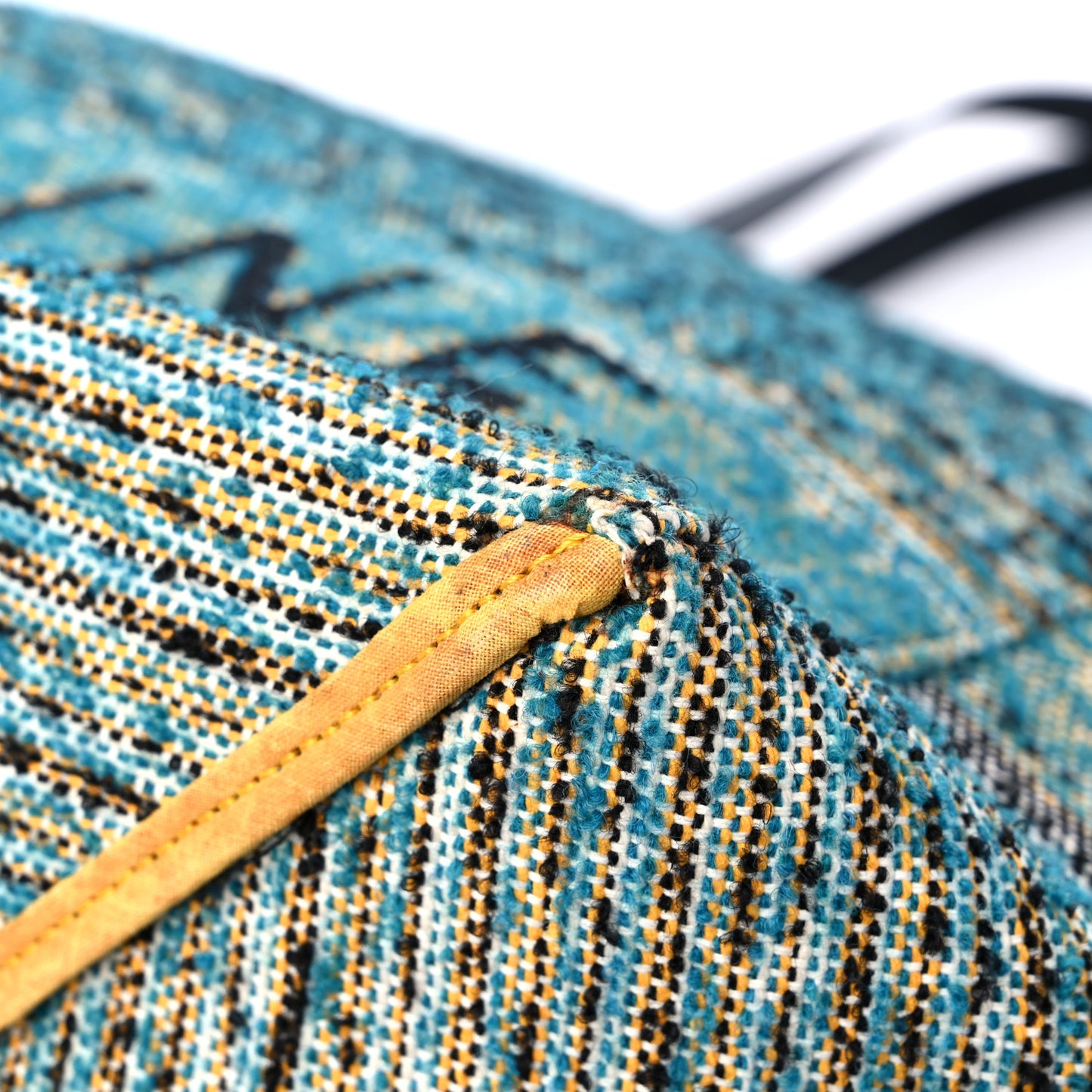 Tweed Phantom Cabas Tote Blue