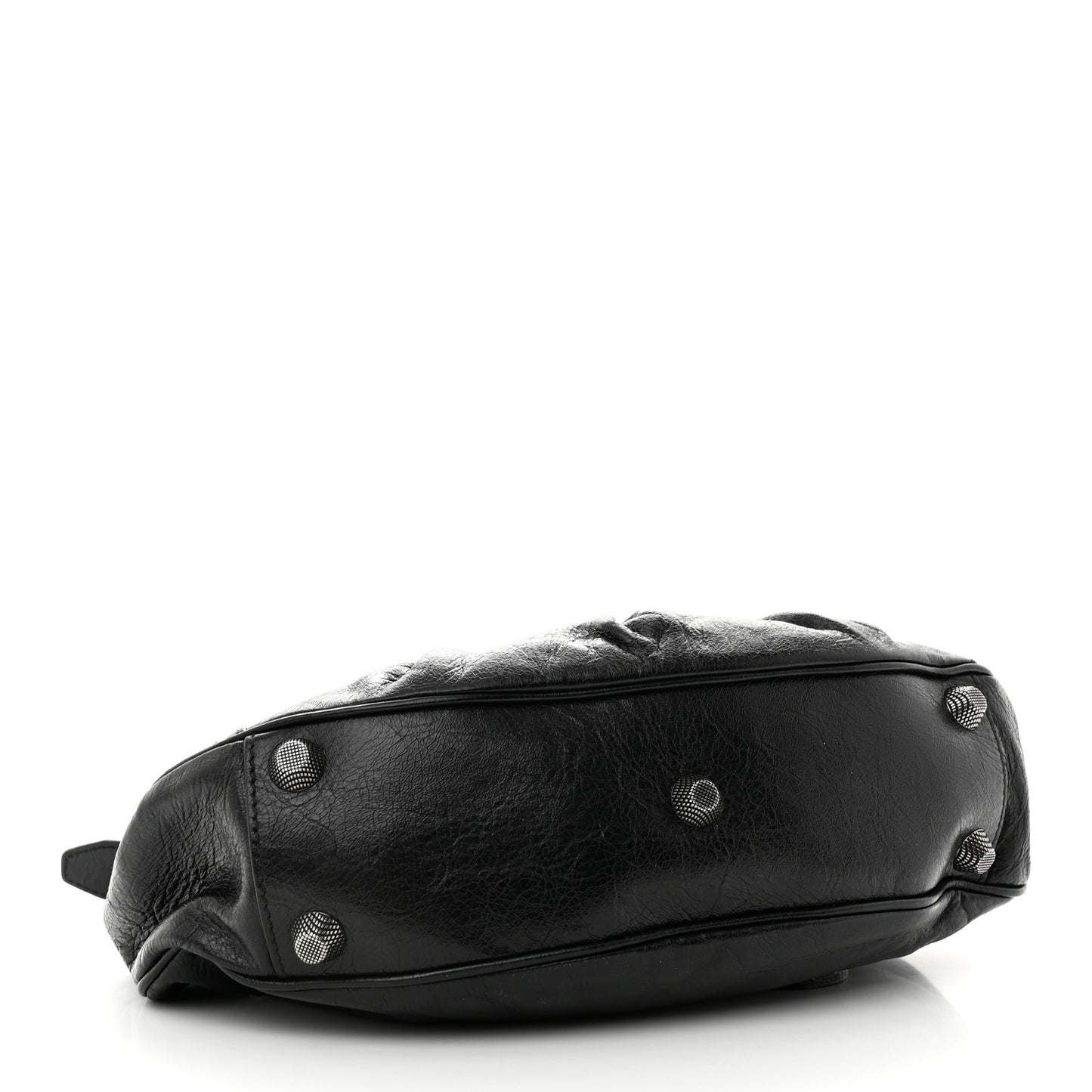 Agneau Arena Small Le Cagole Shoulder Bag Black