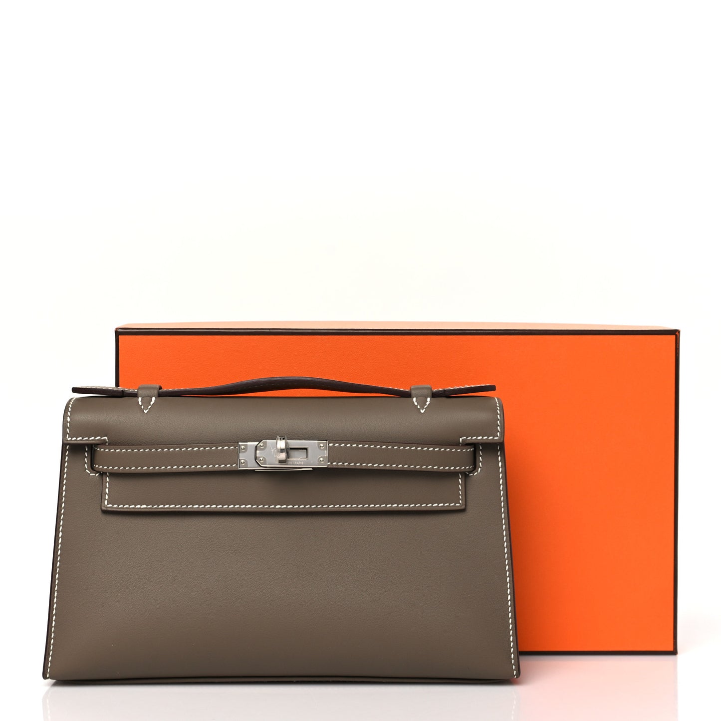 Swift Kelly Pochette Clutch Etoupe