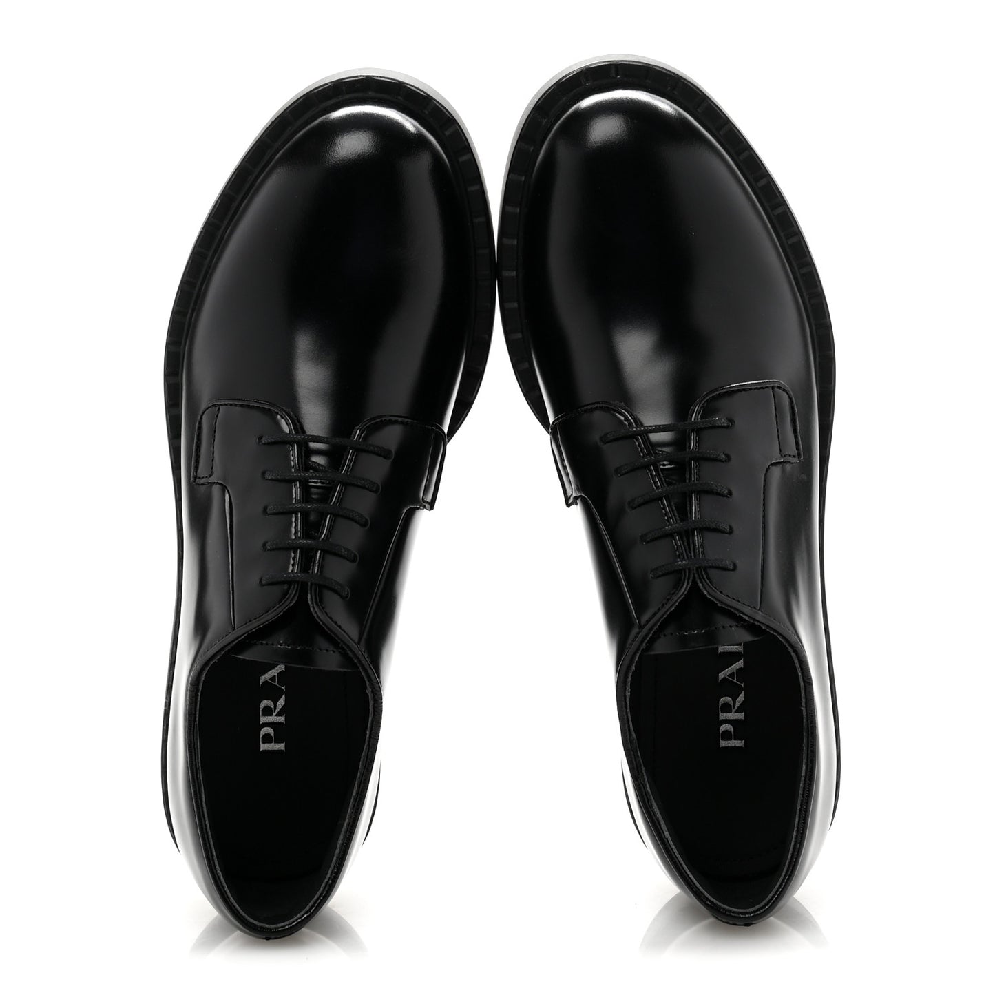 Spazzolato Lace Up 50mm Loafers 38 Black
