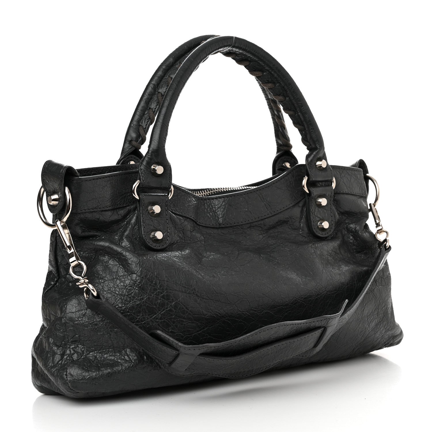 Balenciaga Agneau Classic Silver Hardware First Gris Fossile 3 of 11