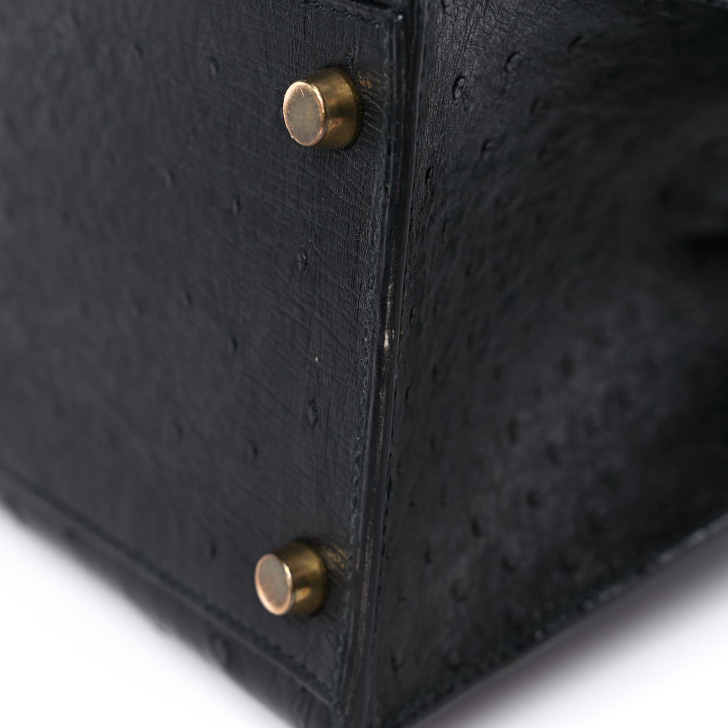 Ostrich Kelly Sellier 32 Black