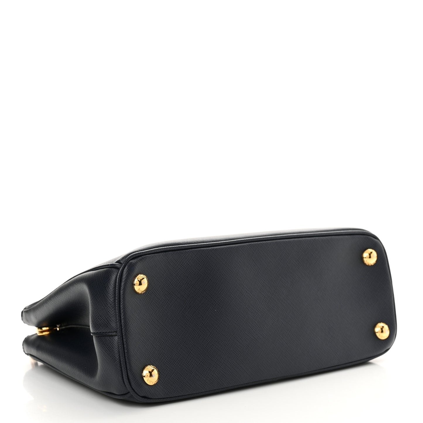 Saffiano Mini Galleria Double Zip Tote Baltico