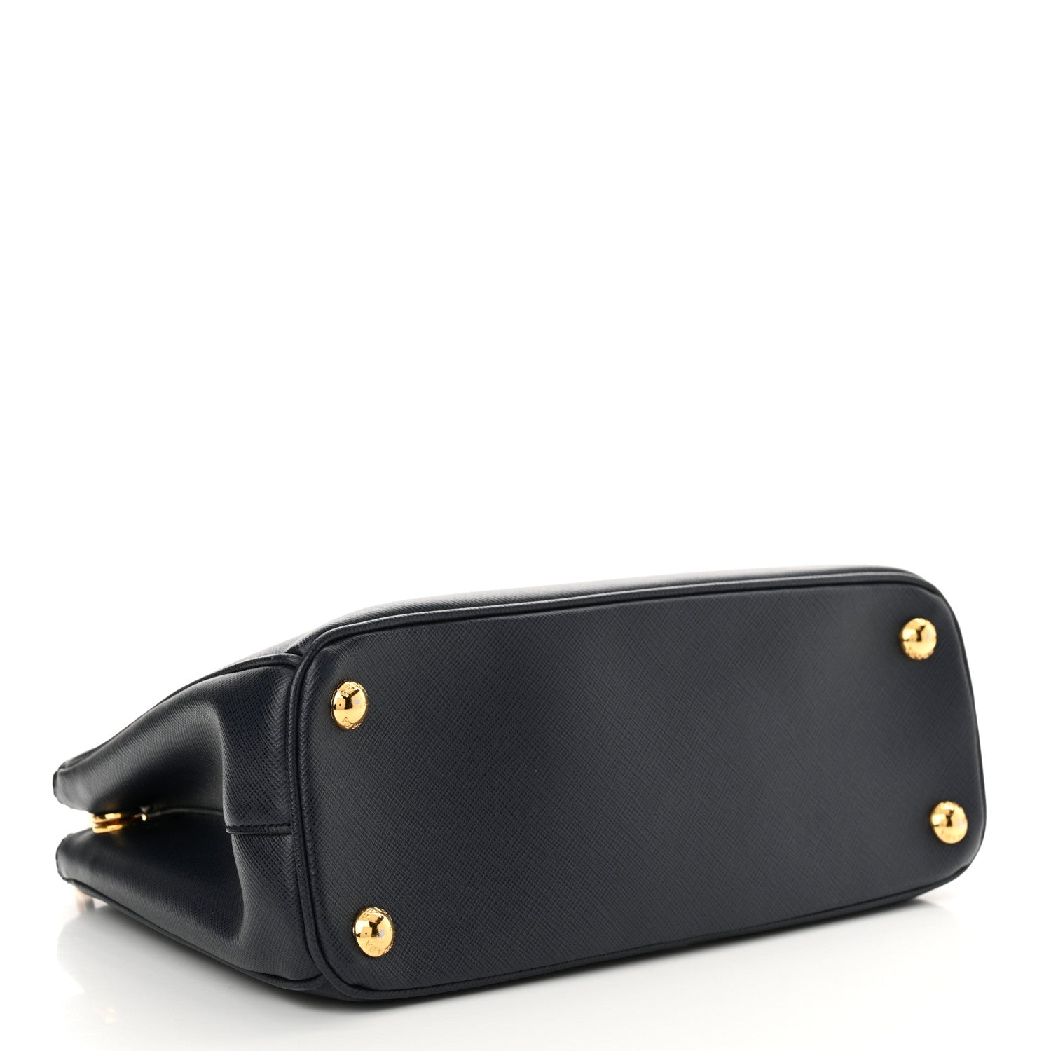 Prada Saffiano Mini Galleria Double Zip Tote Baltico 3 of 8