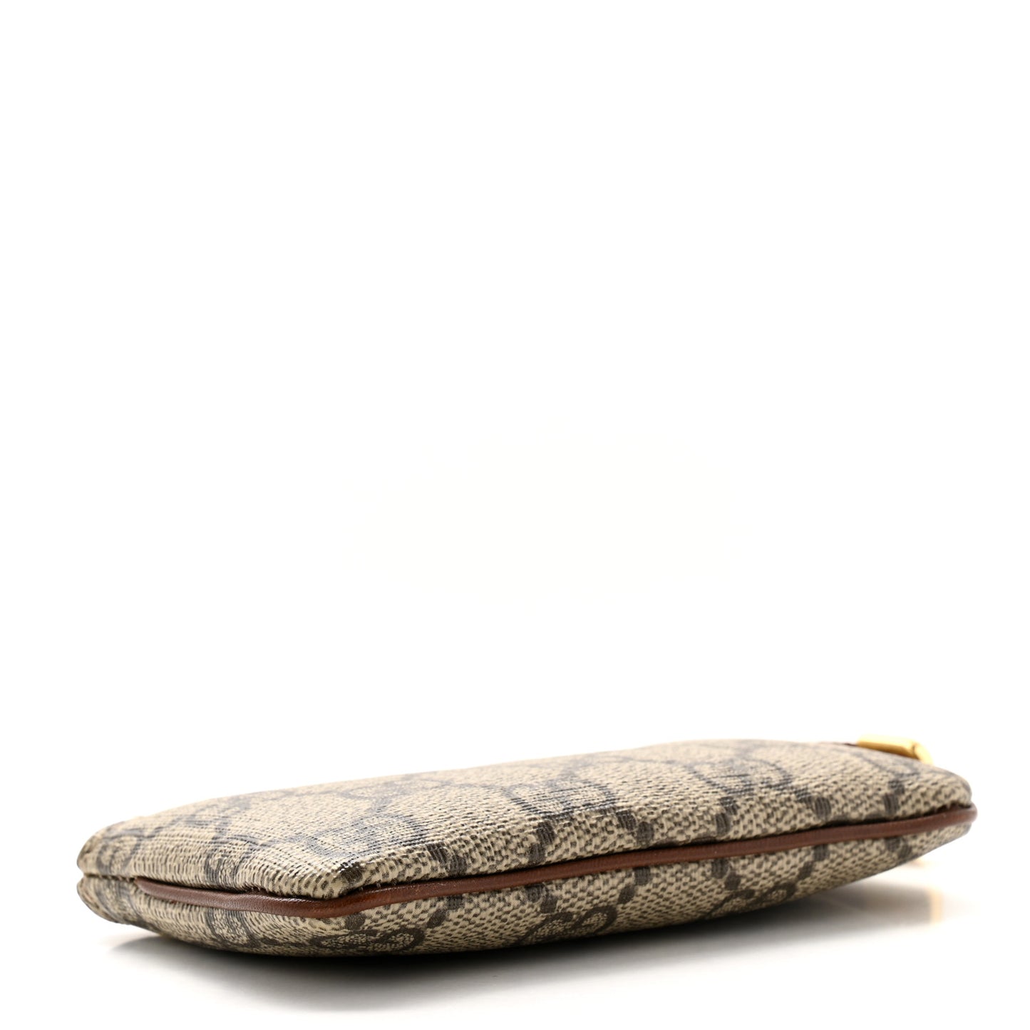 GG Supreme Monogram Key Case Brown
