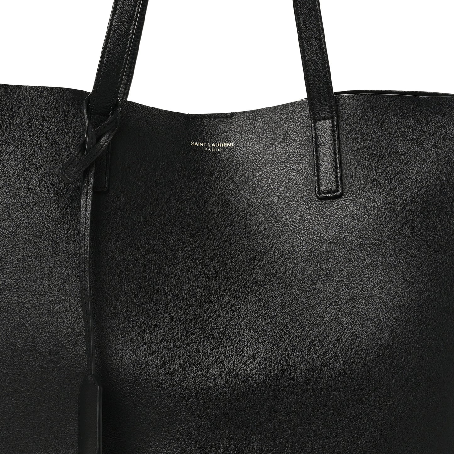 Calfskin Large Shopping Tote Black