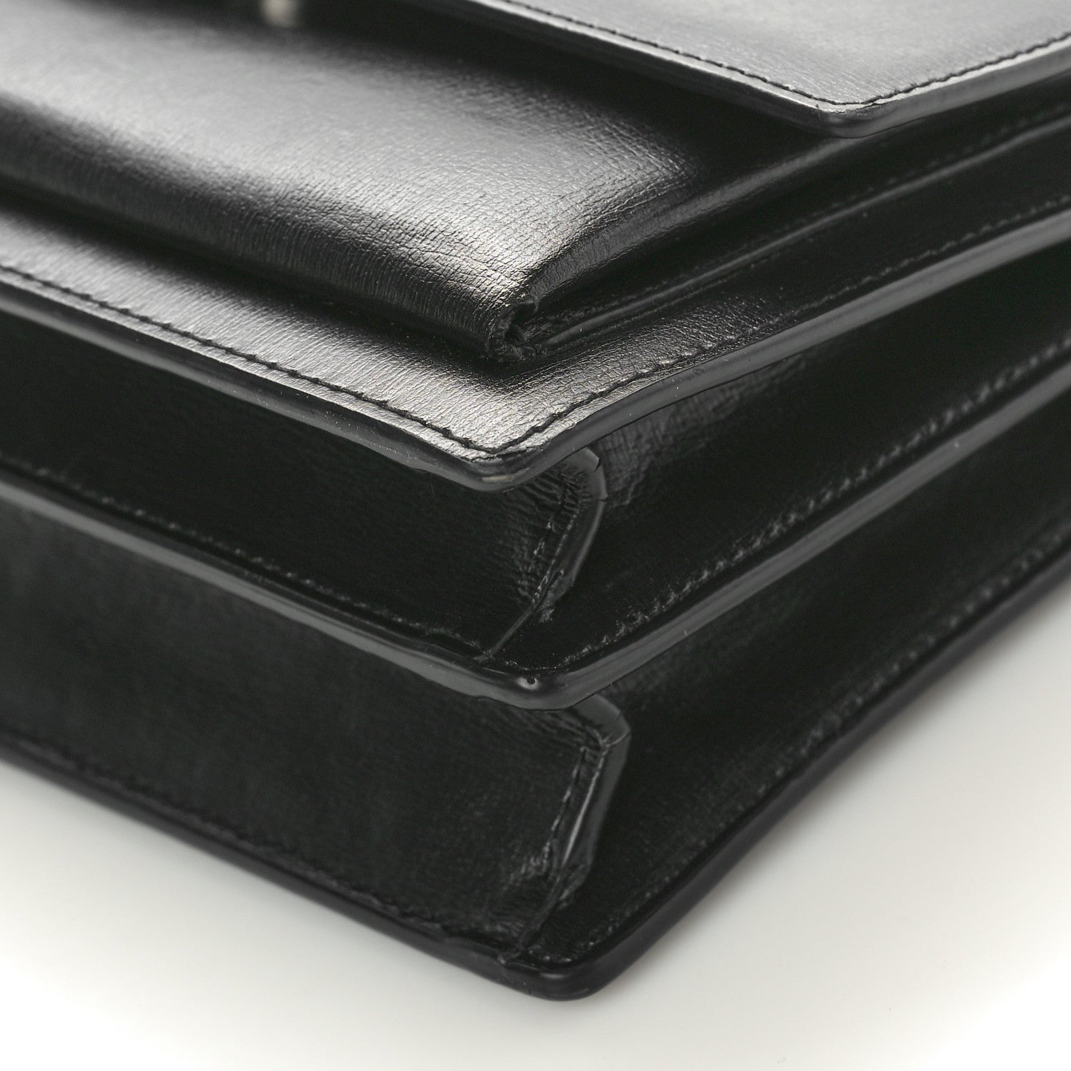 Saint Laurent Calfskin Medium Monogram Sunset Black 10 of 11