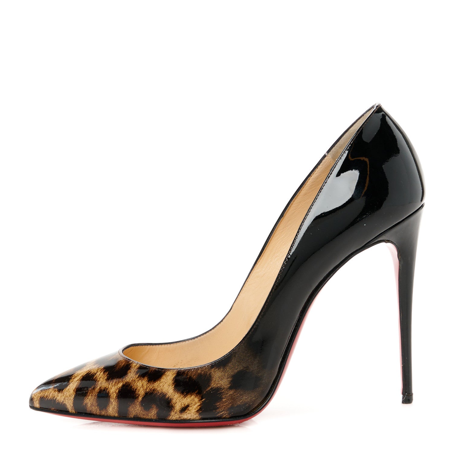 Christian Louboutin Patent Degrade Leopard So Kate 120 Pumps 40.5 Leopard Black 1 of 8