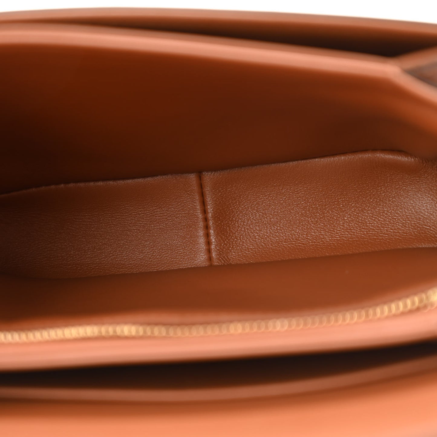 Canvas Calfskin Triomphe Medium Triomphe Bag Natural Tan