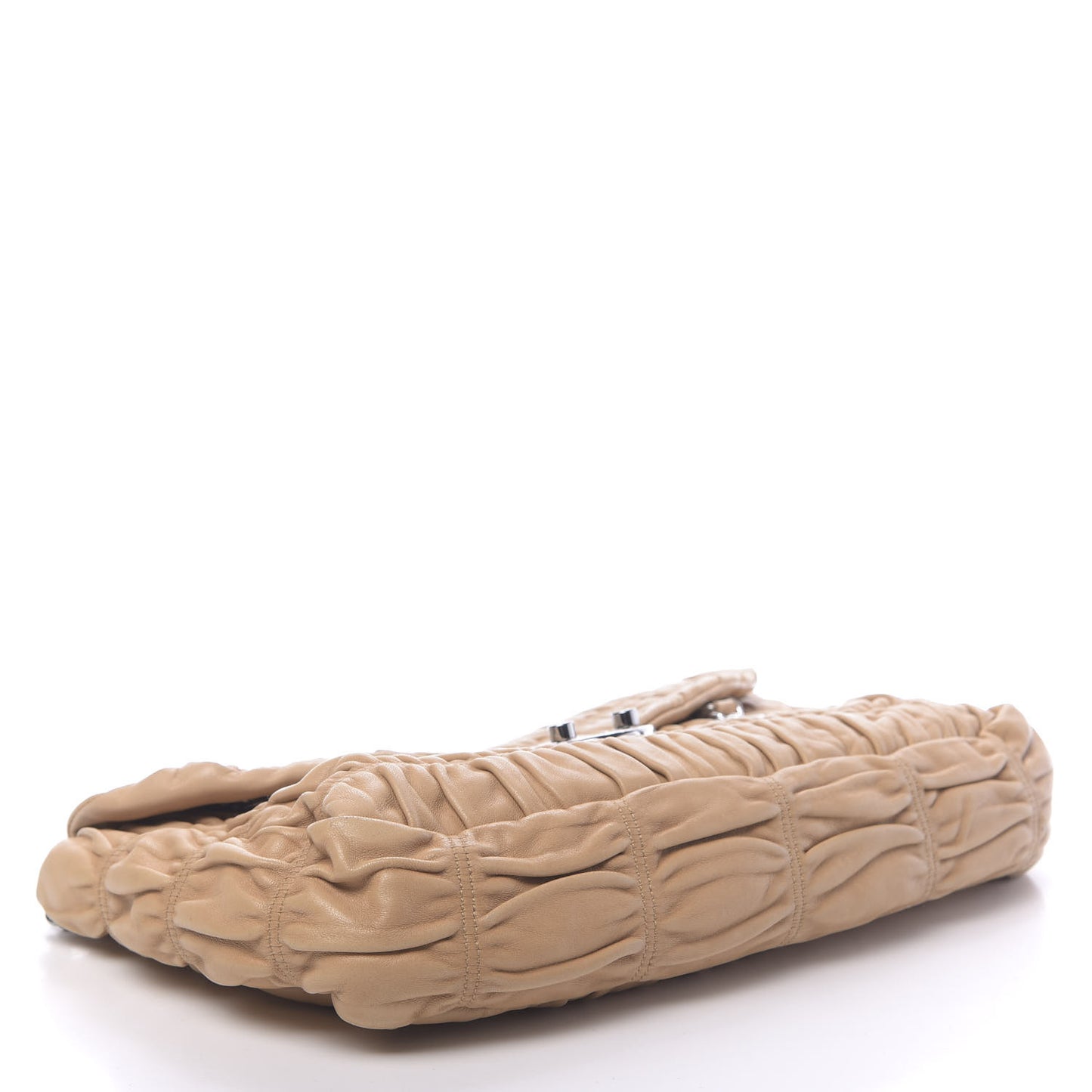 Nappa Gaufre Shopping Pattina Zip Tote Cuoio