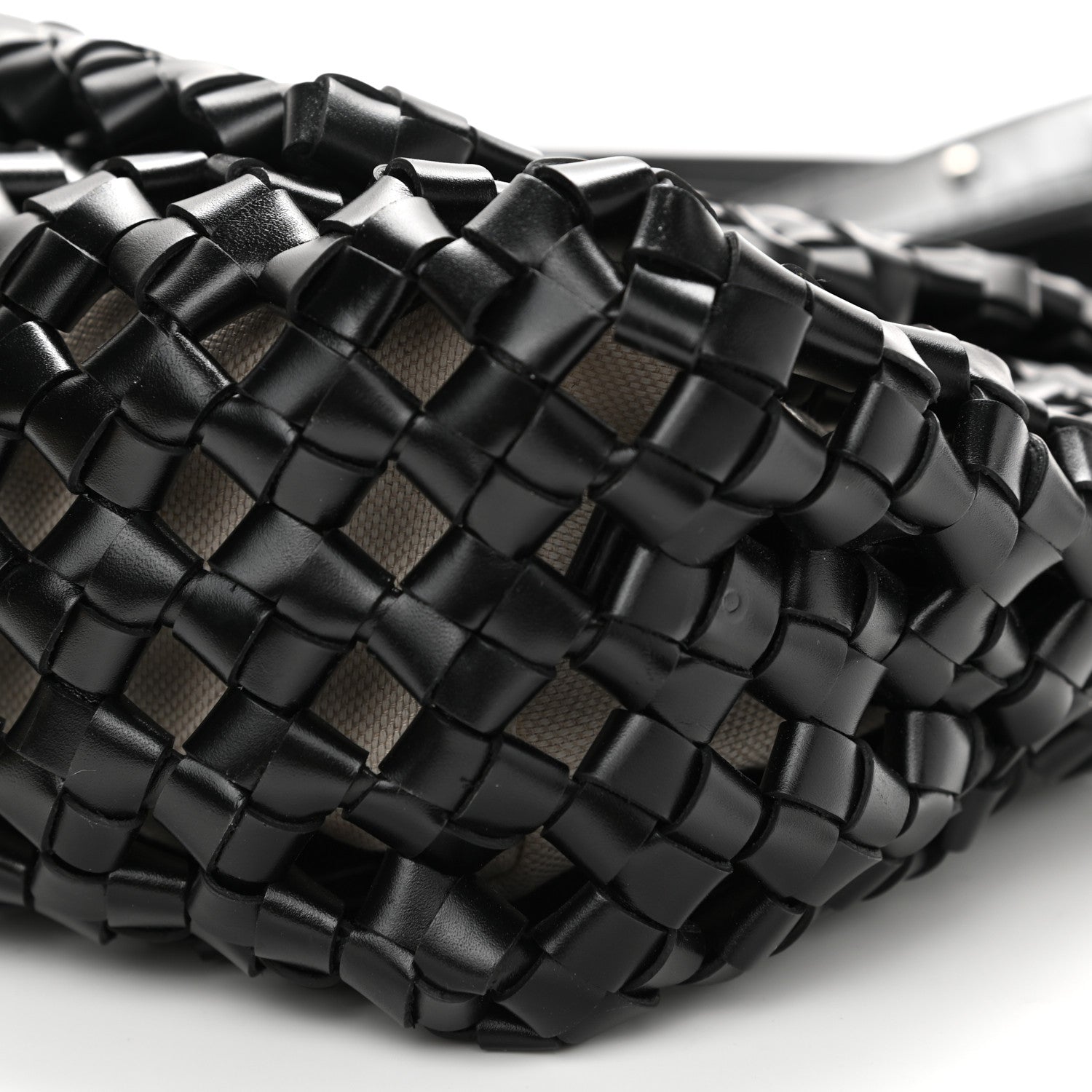 Bottega Veneta Nappa Intrecciato Crochet The Window Crossbody Bag Black 10 of 15