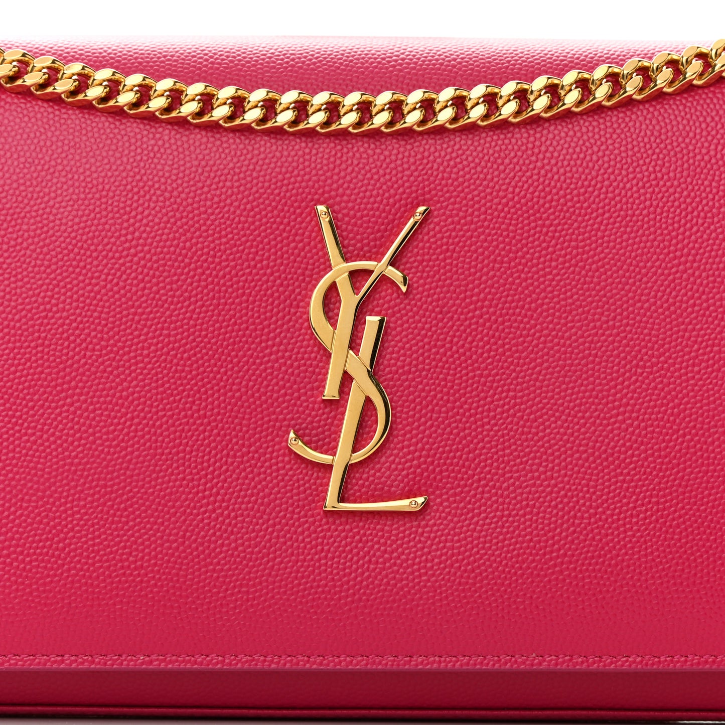 Grain De Poudre Monogram Chain Wallet Bubblegum