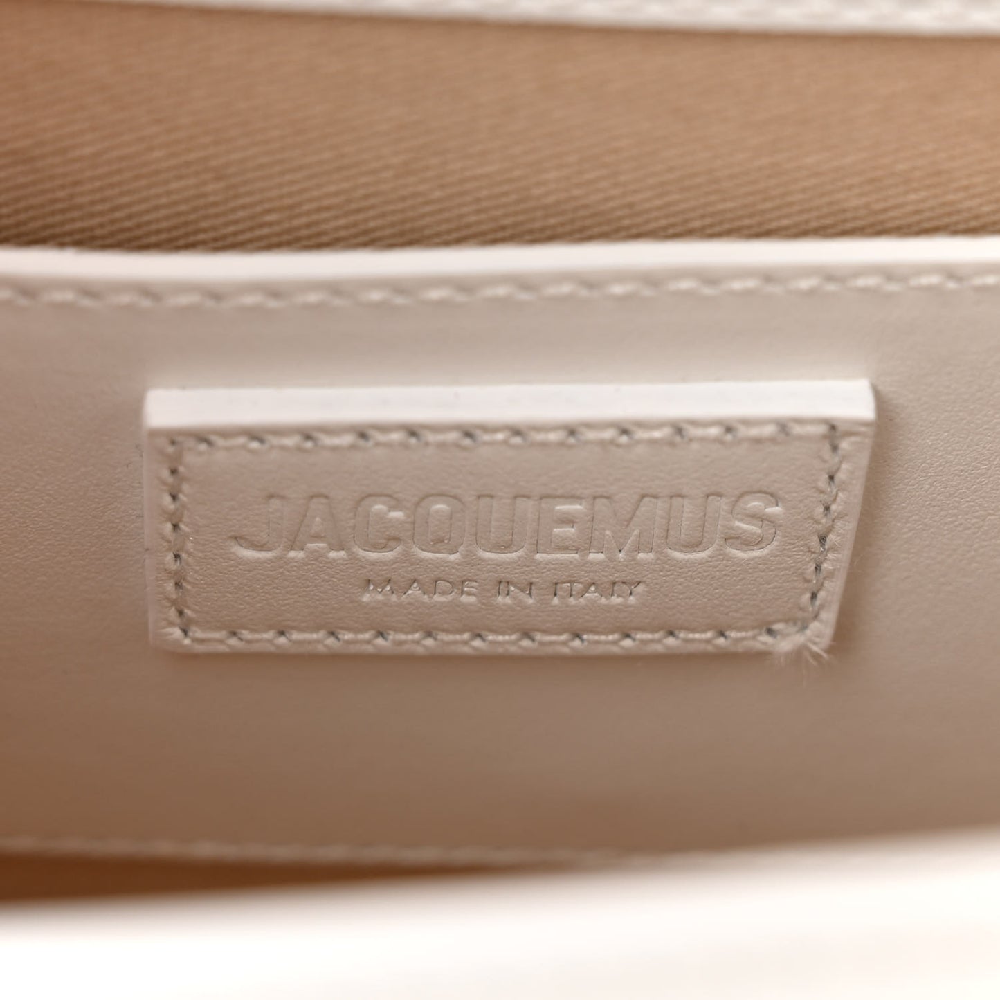 Smooth Calfskin Le Bambino Long White