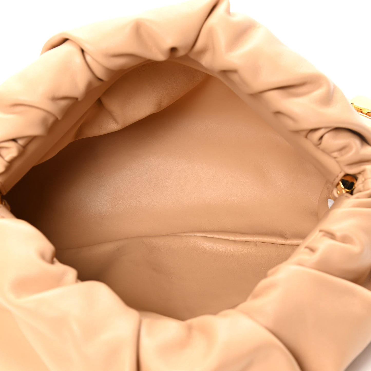Calfskin The Pouch Chain Almond