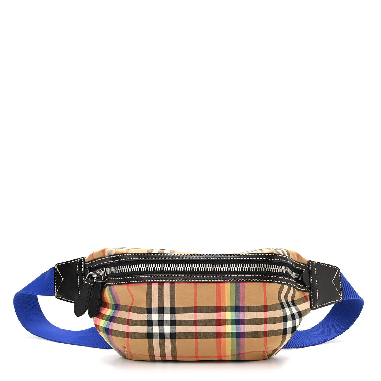 Nylon Vintage Check Rainbow Medium Sonny Belt Bag Antique Yellow